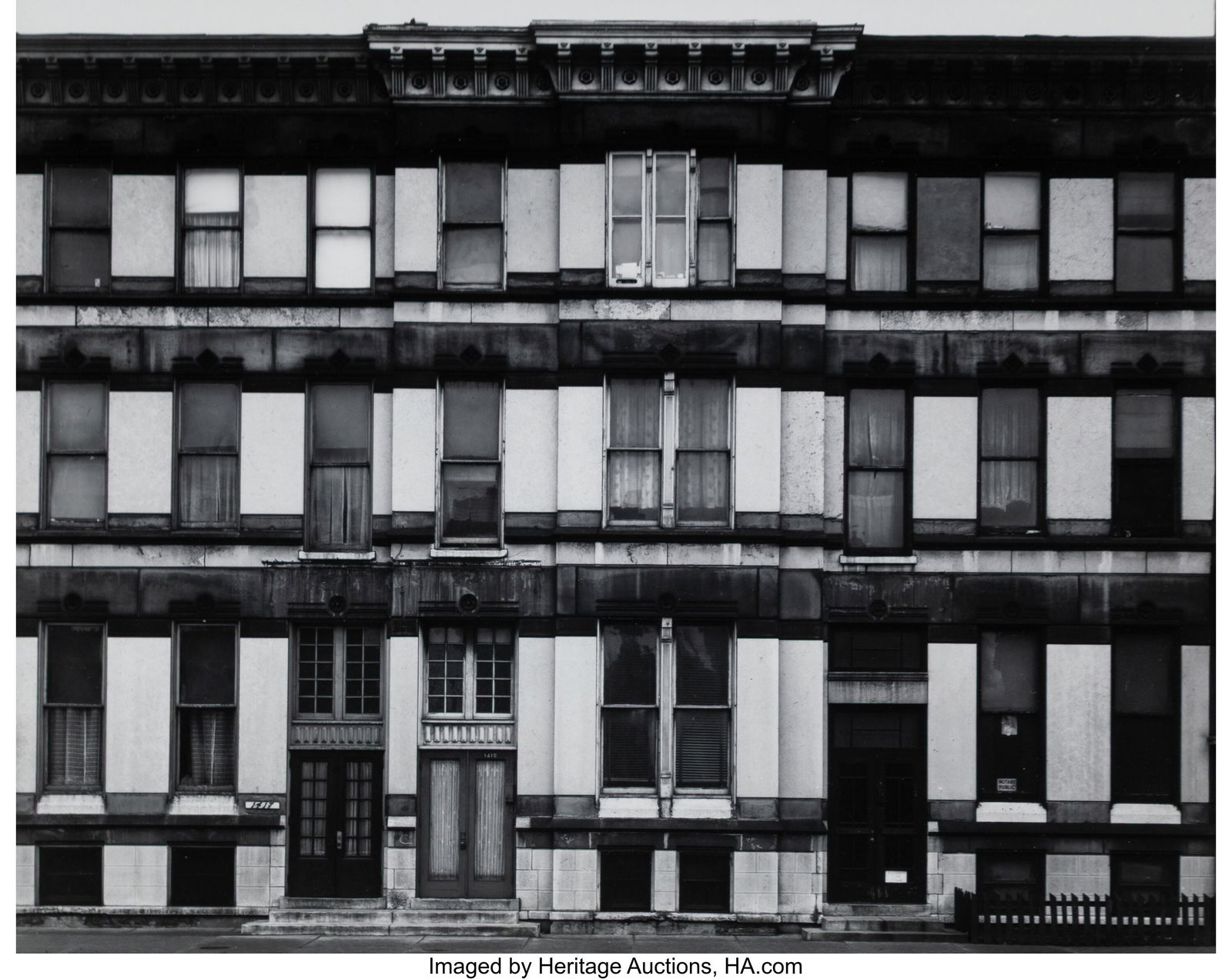Harry Callahan (American, 1912-1999) Dearborn St: Harry Callahan (American, 1912-1999) Dearborn Street, Chicago, 1948 Gelatin silver print, printed later 7-5/8 x 9-1/2 inches (19.4 x 24.1 c