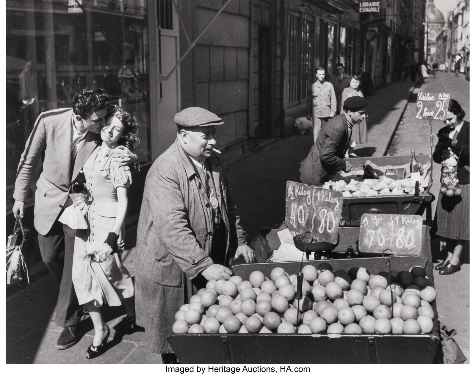 Robert Doisneau (French, 1912-1994) L'Amour des: Robert Doisneau (French, 1912-1994) L'Amour des Quatre Saisons, 1950 Gelatin silver print, printed 1978 12 x 16 inches (30.5 x 40.6 cm) (sheet&