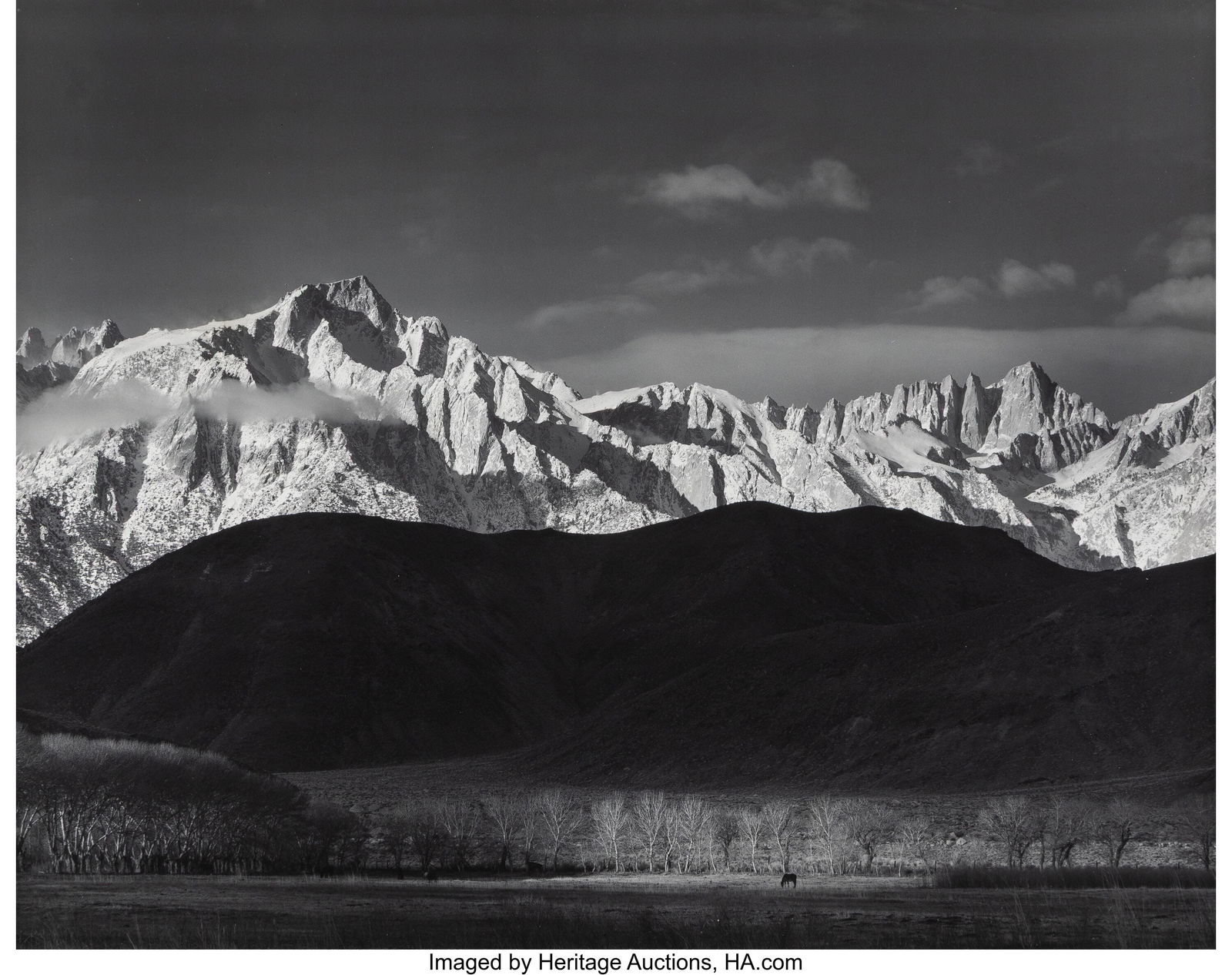 Ansel Adams (American, 1902-1984) Winter Sunrise (1 of 3)