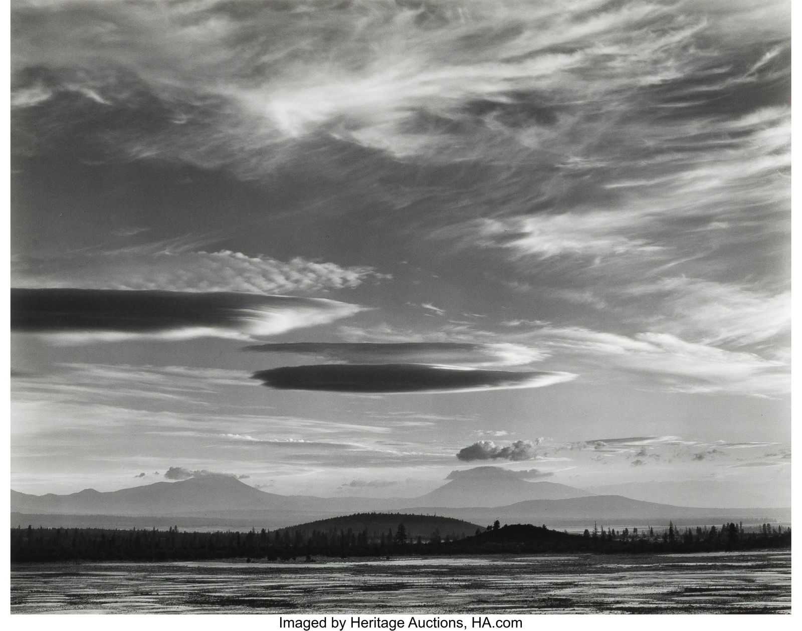 Edward Weston (American, 1886-1958) Mount Lassen: Edward Weston (American, 1886-1958) Mount Lassen National Park, 1937 Gelatin silver print, printed later by Cole Weston 7-3/8 x 9-1/4 inches (18.7 x 23&