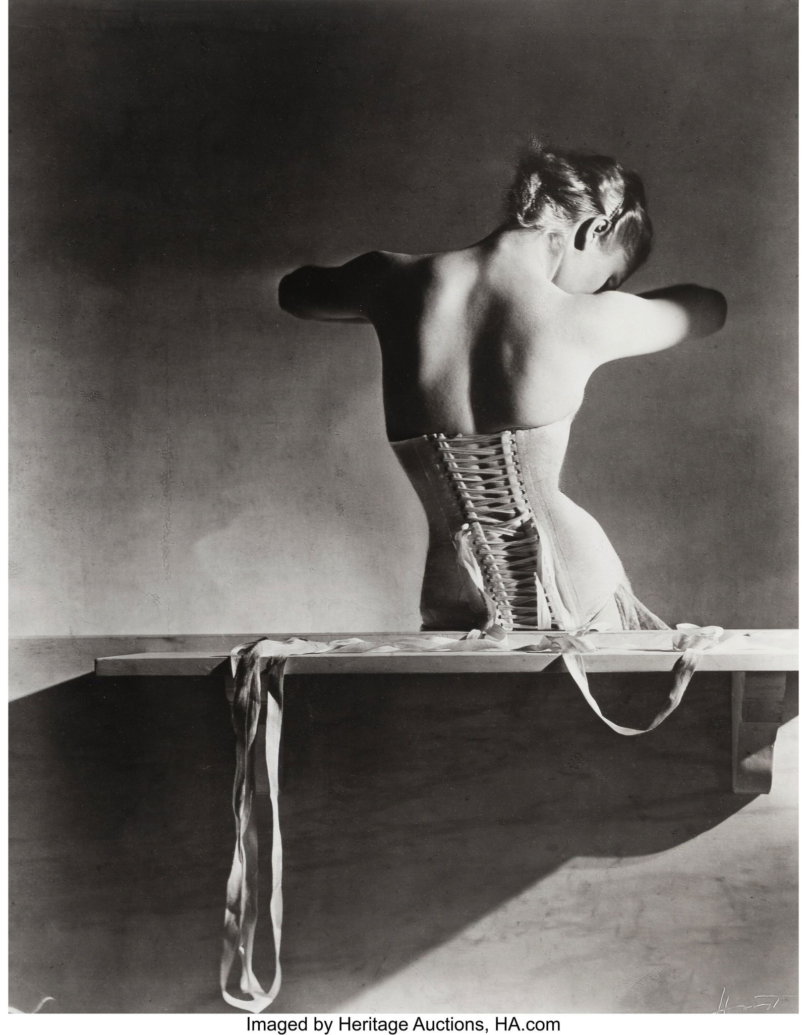 Horst P. Horst (American/German, 1906-1999) Main: Horst P. Horst (American/German, 1906-1999) Mainbocher Corset, 1939 Gelatin silver print, printed later 17-3/4 x 14 inches (45.1 x 35.6 cm