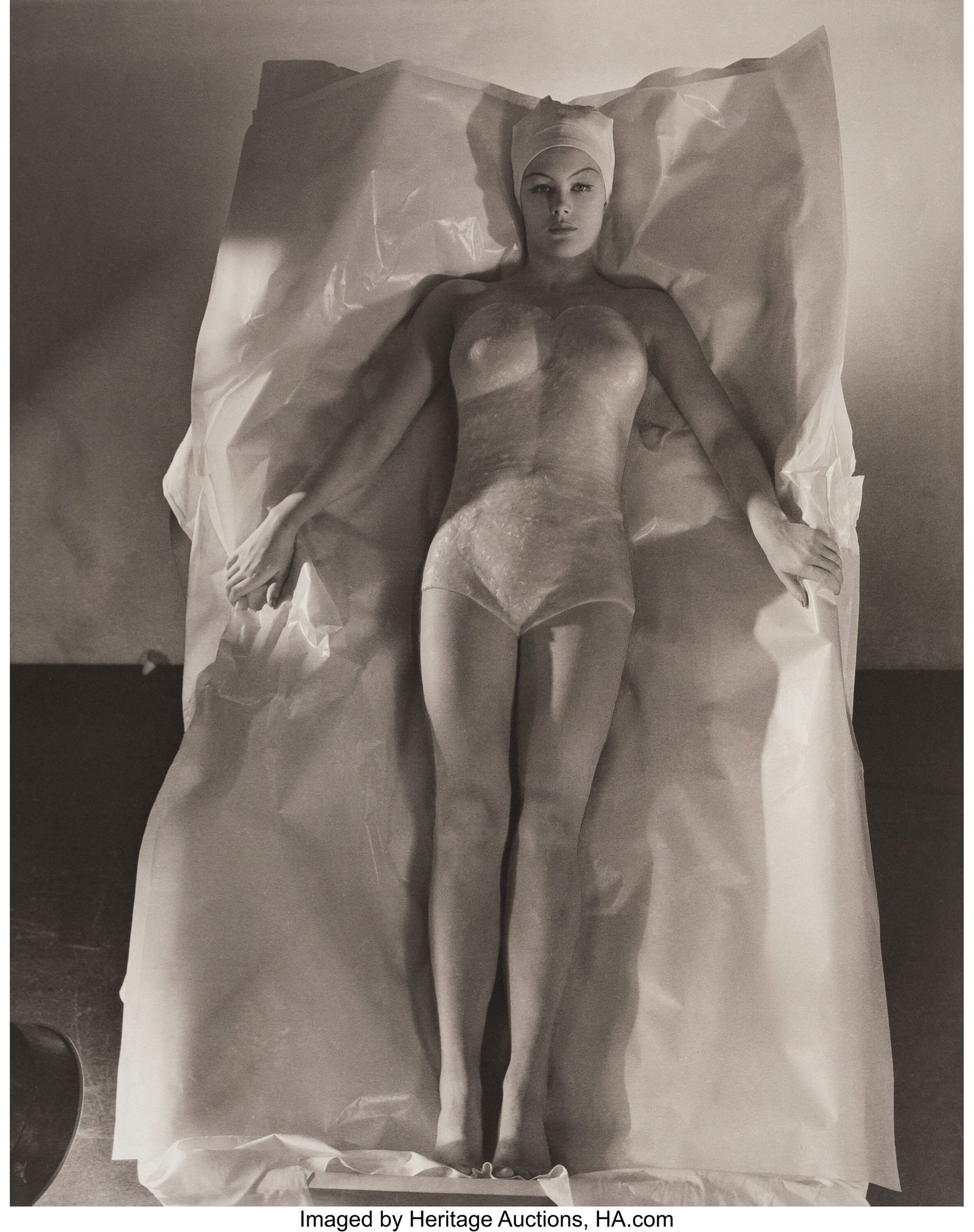 Horst P. Horst (American/German, 1906-1999) Waxe: Horst P. Horst (American/German, 1906-1999) Waxed Beauty, 1938 Platinum print, printed 1990s 19 x 15 inches (48.3 x 38.1 cm) (image&