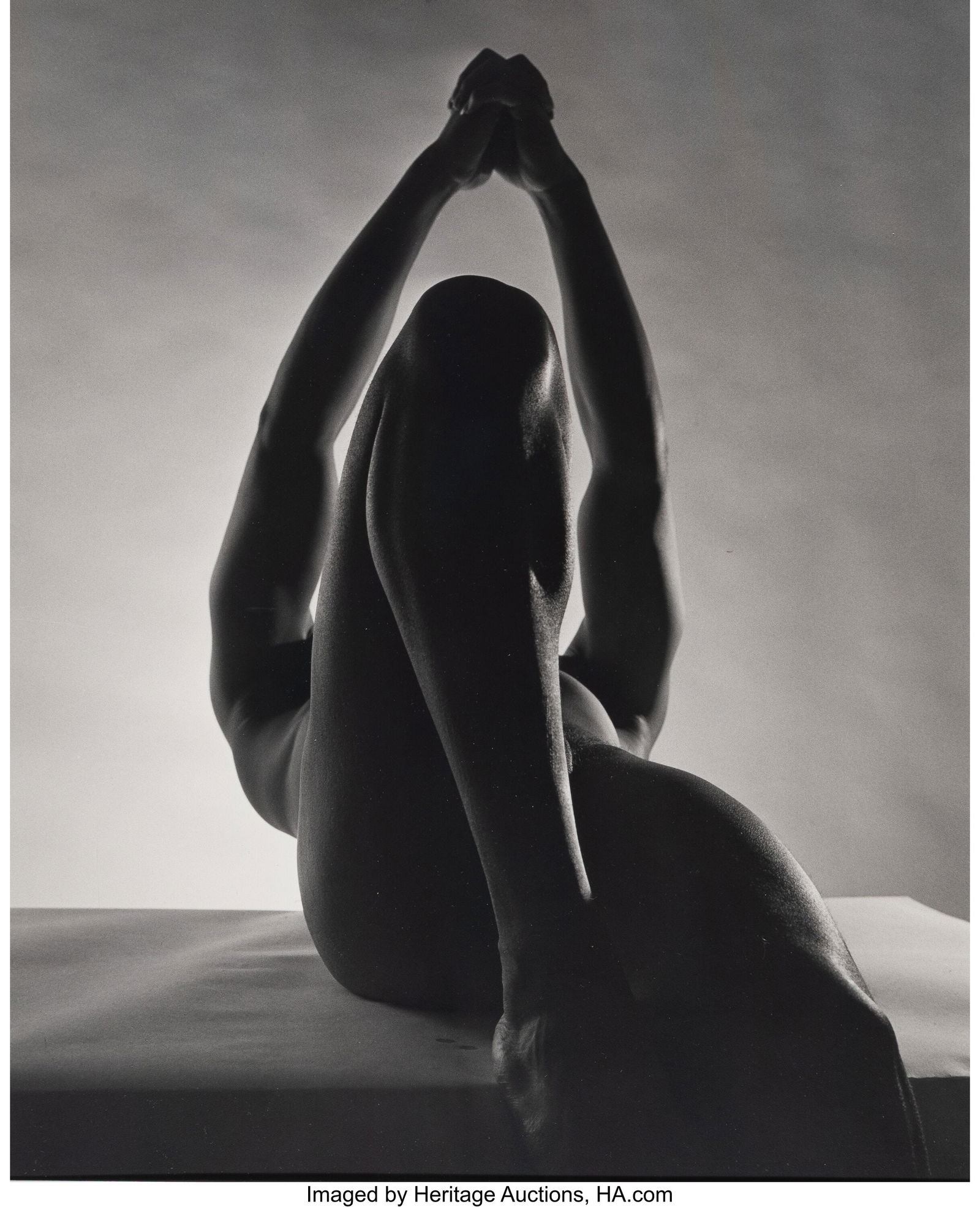 Horst P. Horst (American/German, 1906-1999) Male: Horst P. Horst (American/German, 1906-1999) Male Nude I, 1952 Selenium-toned gelatin silver print, printed 1980s 17 x 14 inches (43.2 x 35.6 c