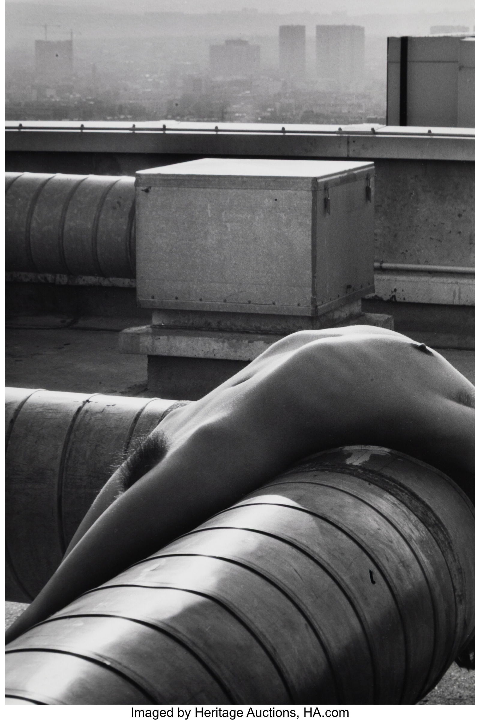 Lucien Clergue (French, 1934-2014) Caco at Montp: Lucien Clergue (French, 1934-2014) Caco at Montparnasse II, Paris, 1975 Gelatin silver print 14 x 9-1/4 inches (35.6 x 23.5 cm) (image&rpar