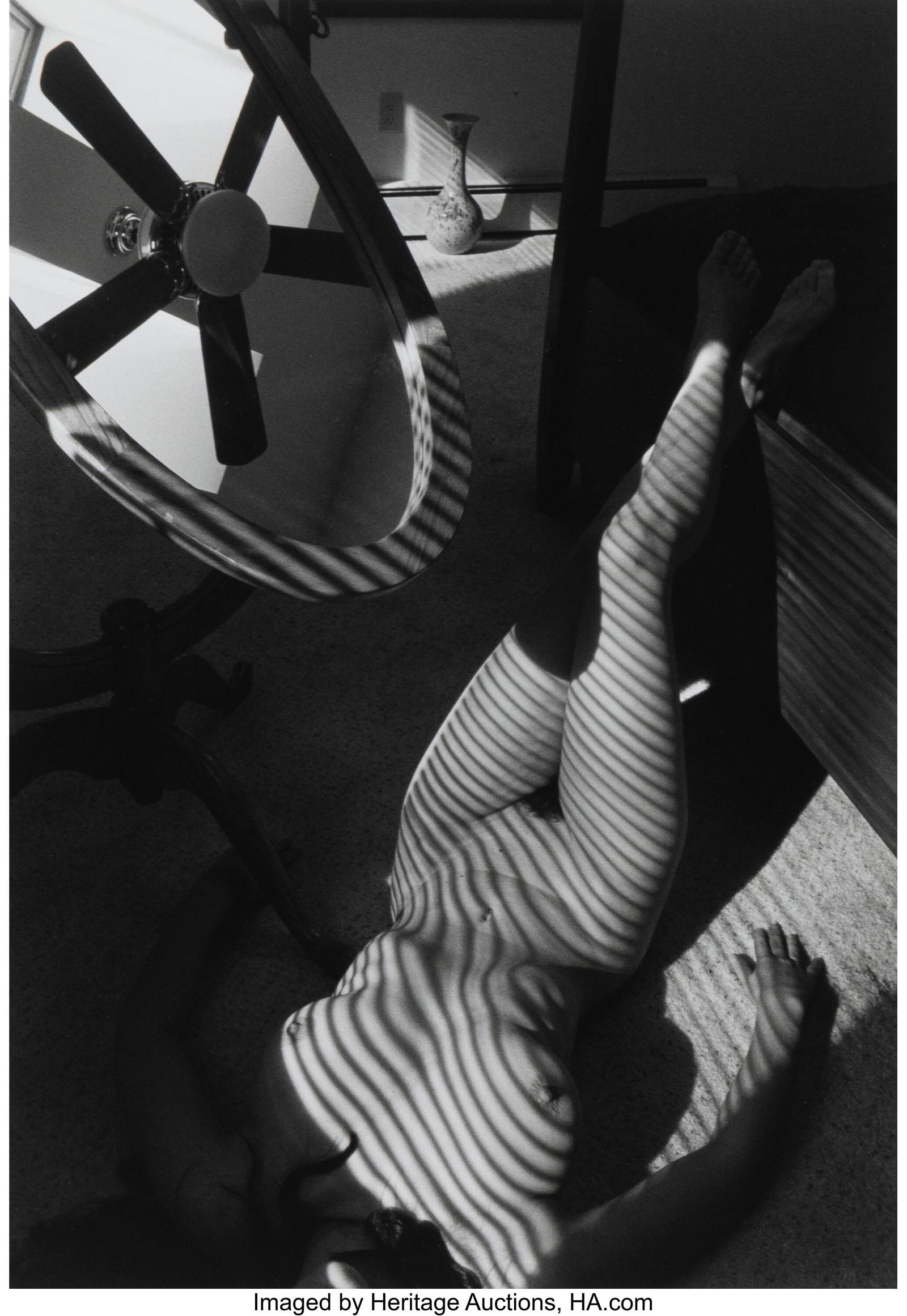 Lucien Clergue (French, 1934-2014) Nu en après: Lucien Clergue (French, 1934-2014) Nu en après auteur, Madison, 1992 Gelatin silver print, printed 1993 13-1/2 x 9-3/8 inches (34.3 x 23&pe