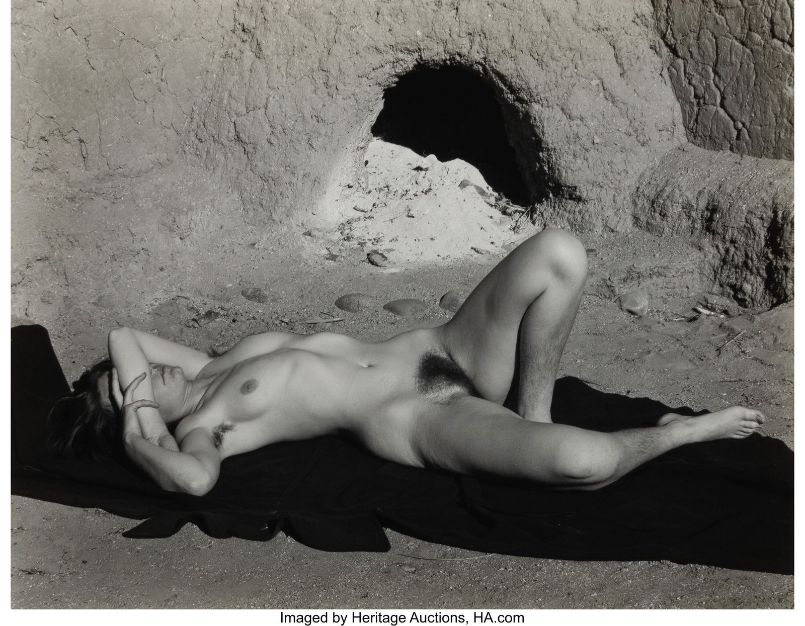 Edward Weston (American, 1886-1958) Nude, New Me: Edward Weston (American, 1886-1958) Nude, New Mexico, 1937 Gelatin silver print, printed later by Cole Weston 7-3/8 x 9-1/2 inches (18.7 x 24&peri