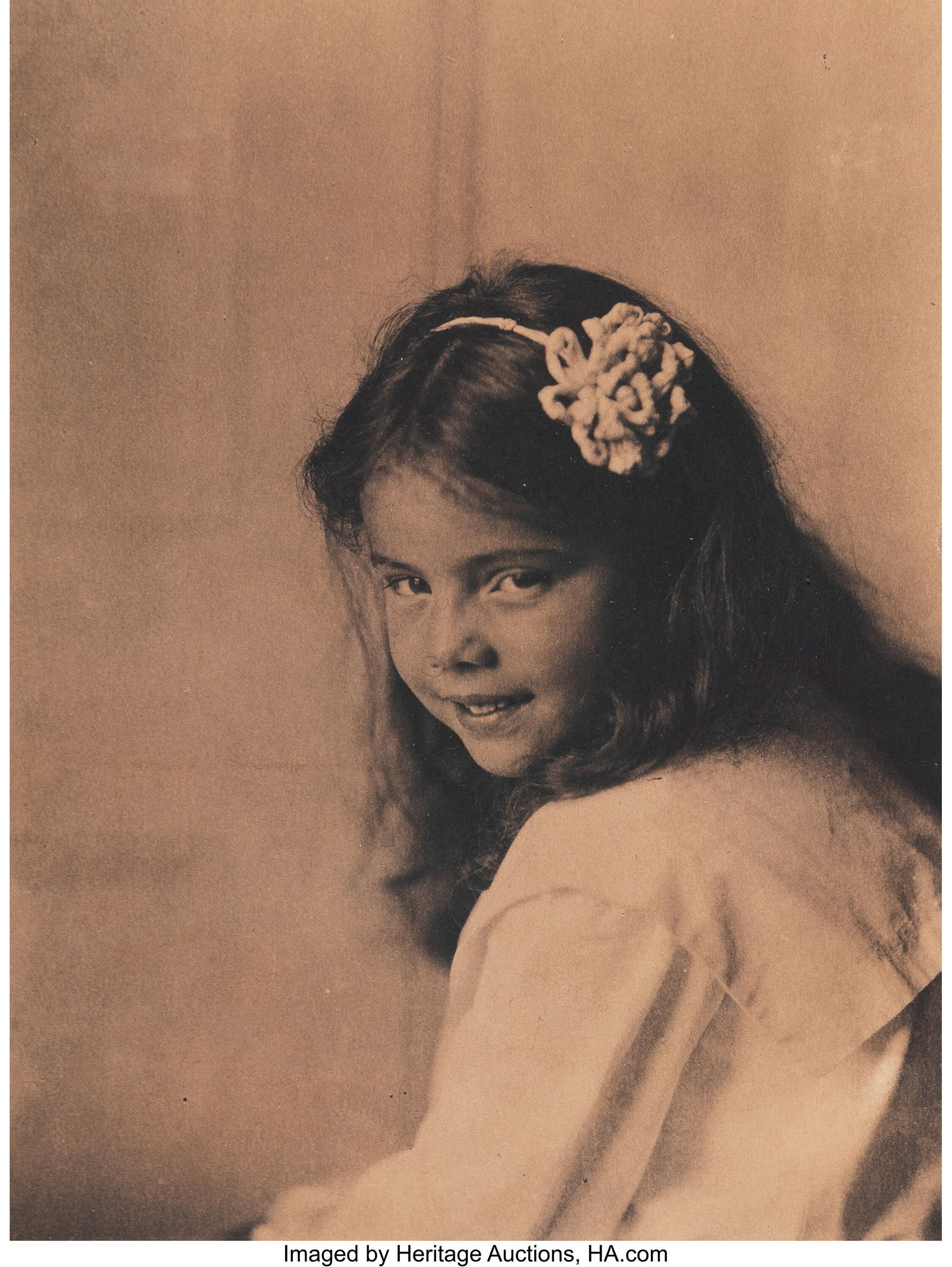 Gertrude Kasebier (American, 1852-1934) Rosette, (1 of 3)