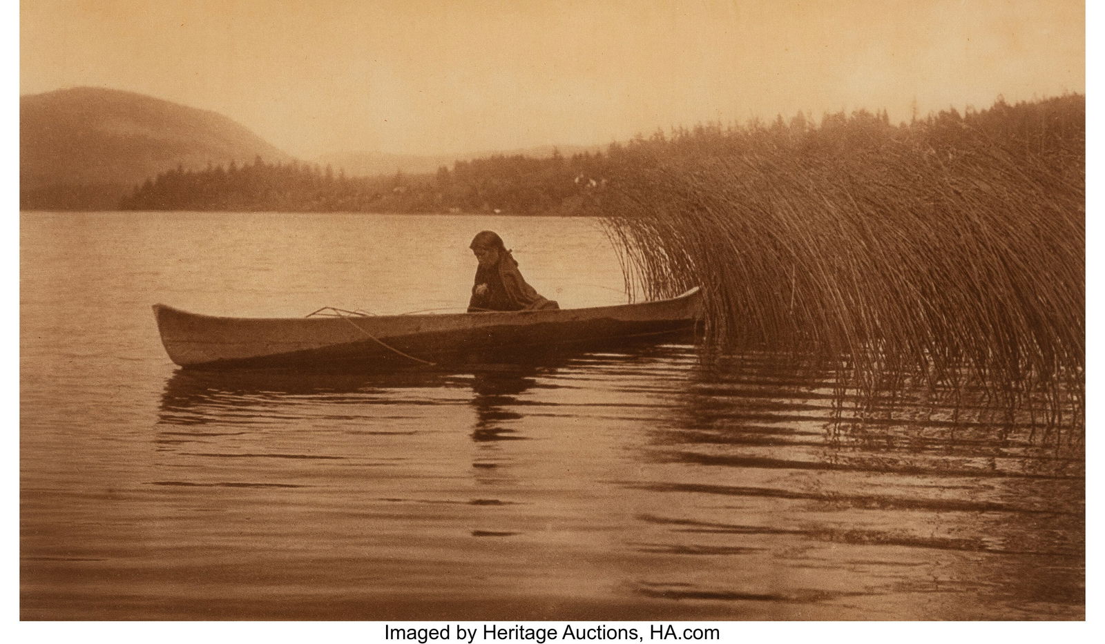 Edward Sheriff Curtis (American, 1868-1952) Grou: Edward Sheriff Curtis (American, 1868-1952) Group of 3 photographs, 1908-1912 Photogravures 15-1/2 x 11 inches (39.4 x 27.9 cm) and slightly smaller &