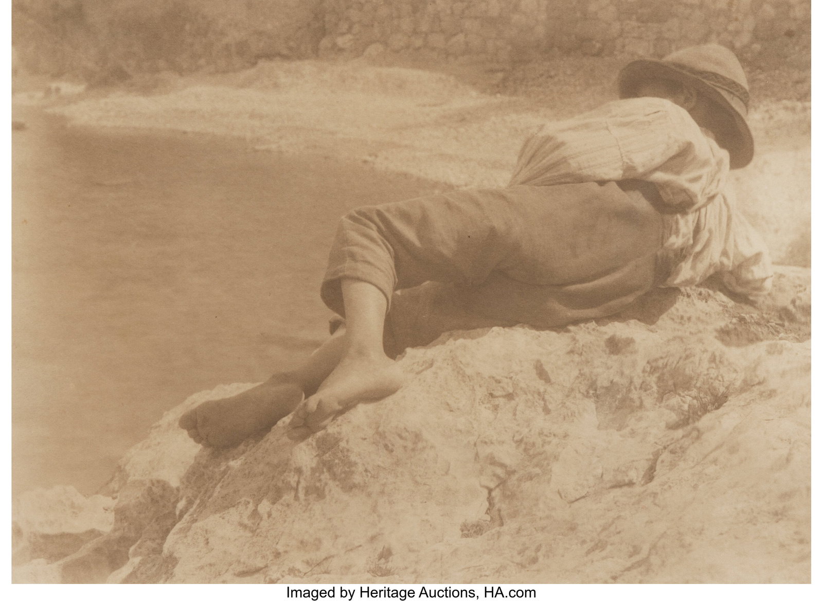Heinrich Kühn (Austrian, 1866-1944) In Ragusa,: Heinrich Kühn (Austrian, 1866-1944) In Ragusa, 1906 Platinum print 10-1/2 x 14 inches (26.7 x 35.6 cm) (image) 12 x 16 inches (she