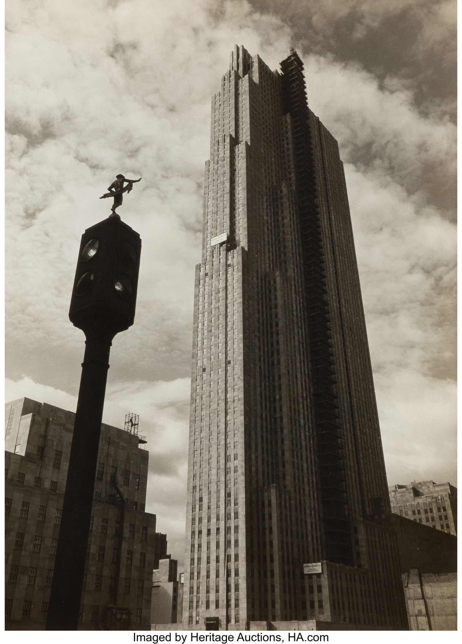 Samuel H. Gottscho (American, 1875-1971) RCA Bui: Samuel H. Gottscho (American, 1875-1971) RCA Building, Rockefeller Center, New York (2 works), 1933-1937 Gelatin silver prints 10-3/8 x 6-3/4