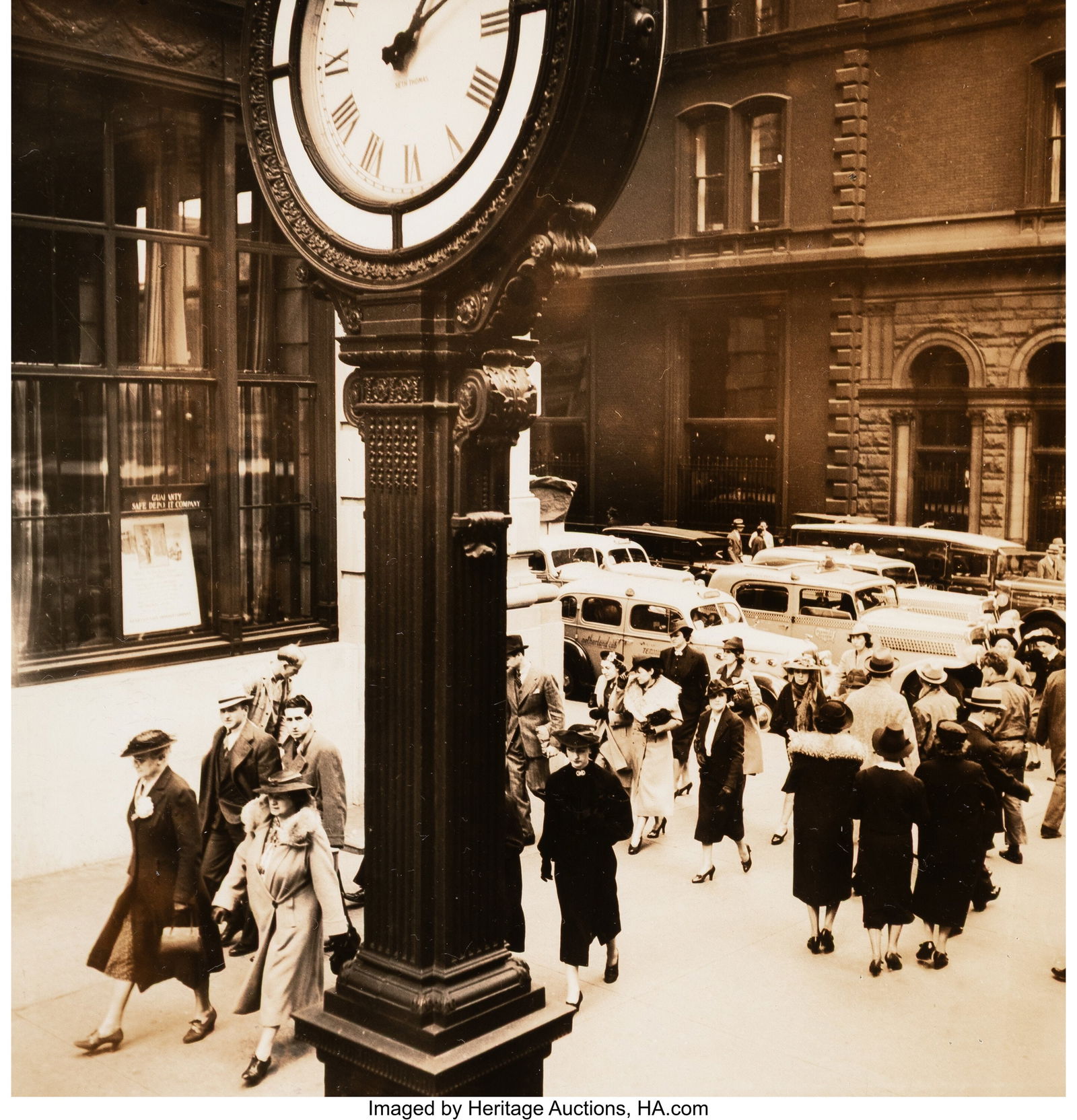 Berenice Abbott (American, 1898-1991) Middle Eas: Berenice Abbott (American, 1898-1991) Middle East Side: Tempo of the City I, 5th Avenue and 44th Street, New York, May 13, 1938 Gelatin silver print 8-1&s