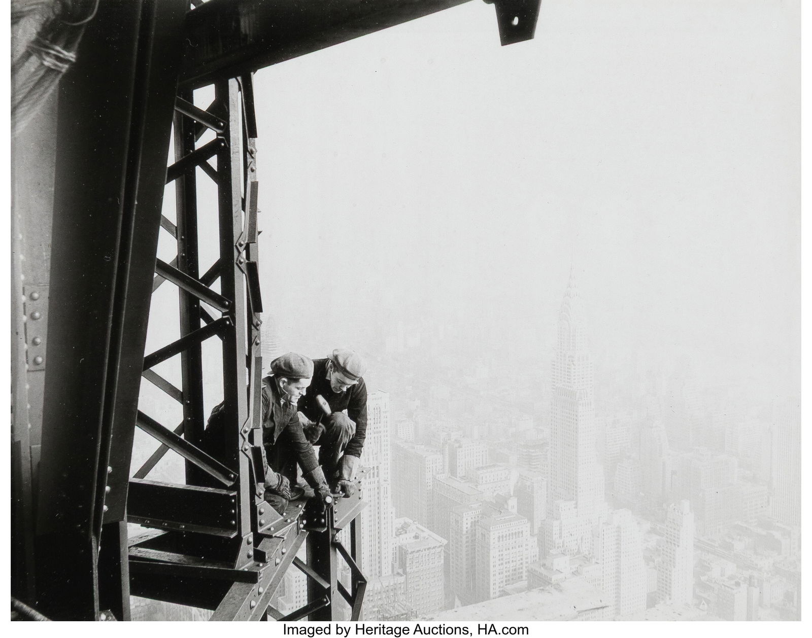 Lewis Wickes Hine (American, 1874-1940) Workers: Lewis Wickes Hine (American, 1874-1940) Workers on the Empire State Building, circa 1930 Gelatin silver print 3-3/4 x 4-5/8 inches (9.5 x 11.7 cm)