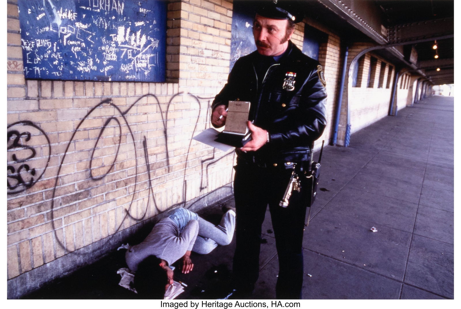 Bruce Davidson (American, b. 1933) Selected imag: Bruce Davidson (American, b. 1933) Selected images (from Subway series) (3 works), 1980 Dye coupler prints 9 x 13-3/8 inches (22.9 x 33