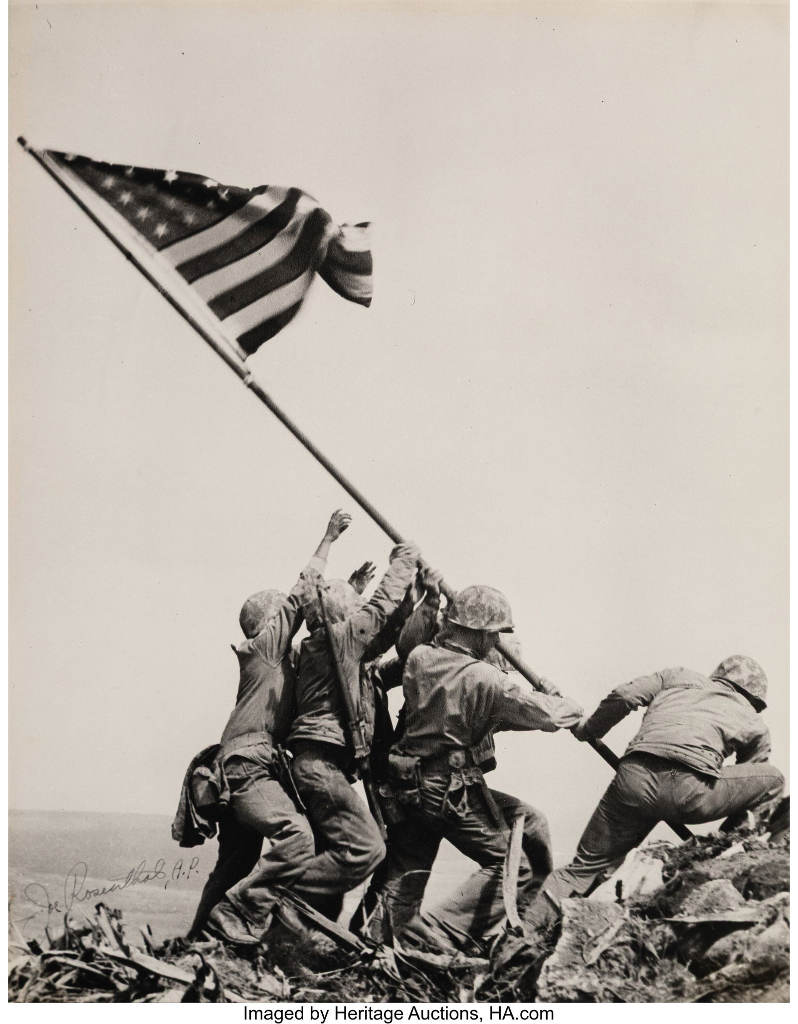 Joe Rosenthal (American, 1911-2006) Raising the (1 of 2)