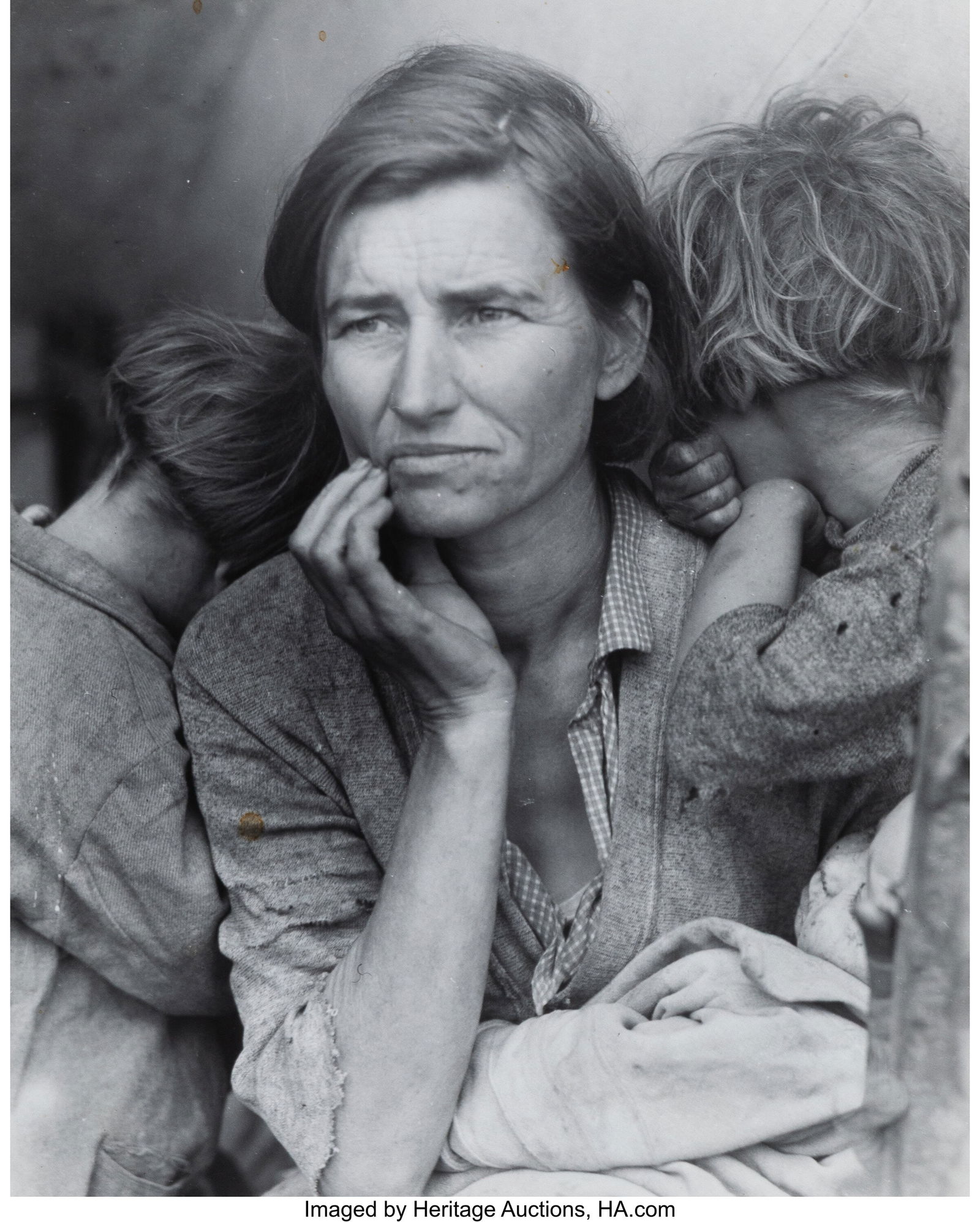 Dorothea Lange (American, 1895-1965) Migrant Mot: Dorothea Lange (American, 1895-1965) Migrant Mother, Nipomo, California, 1936 Gelatin silver print, printed later 9-3/8 x 7-5/8 inches (23.7