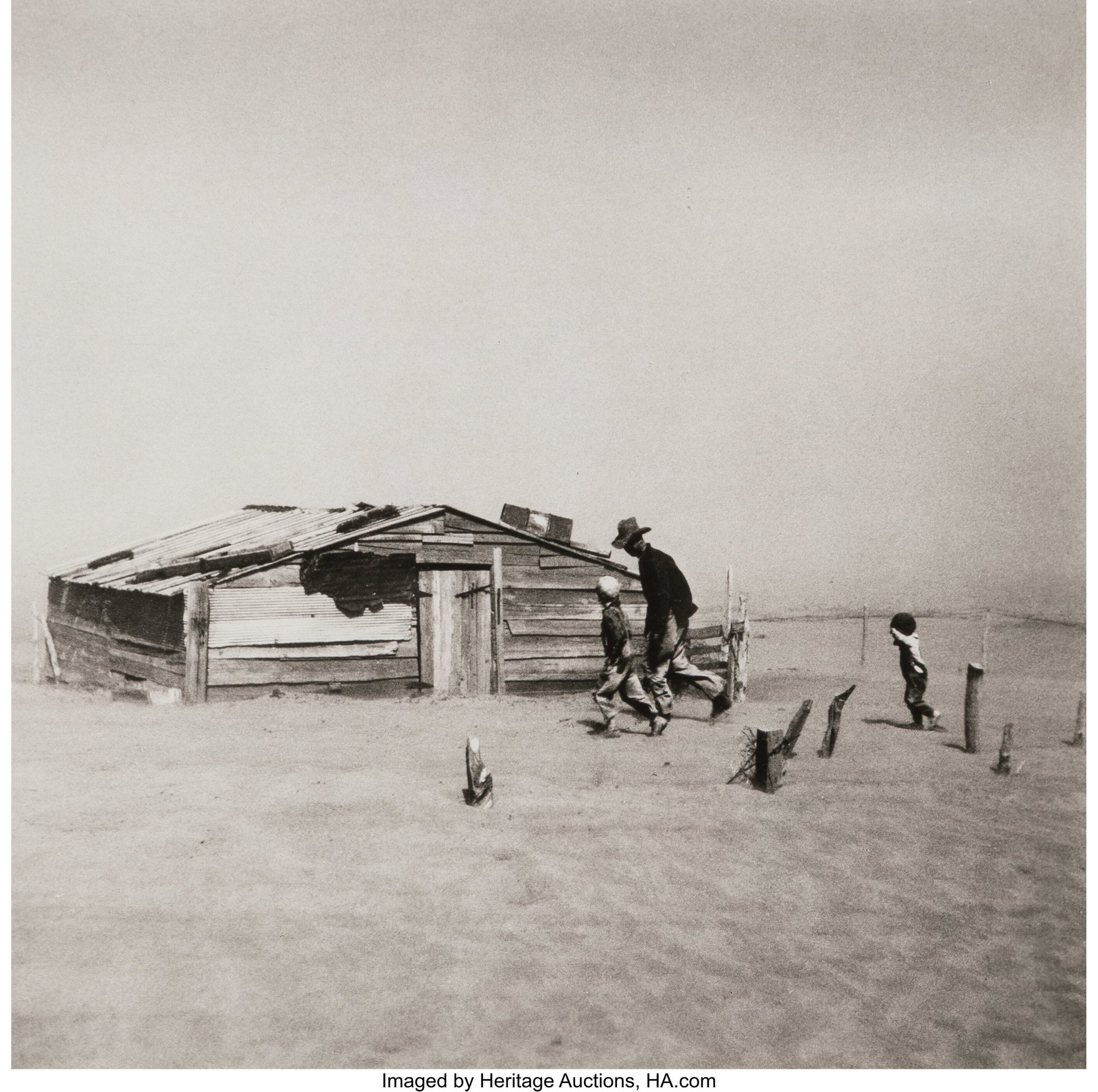 Arthur Rothstein (American, 1915-1985) Dust Stor (1 of 3)