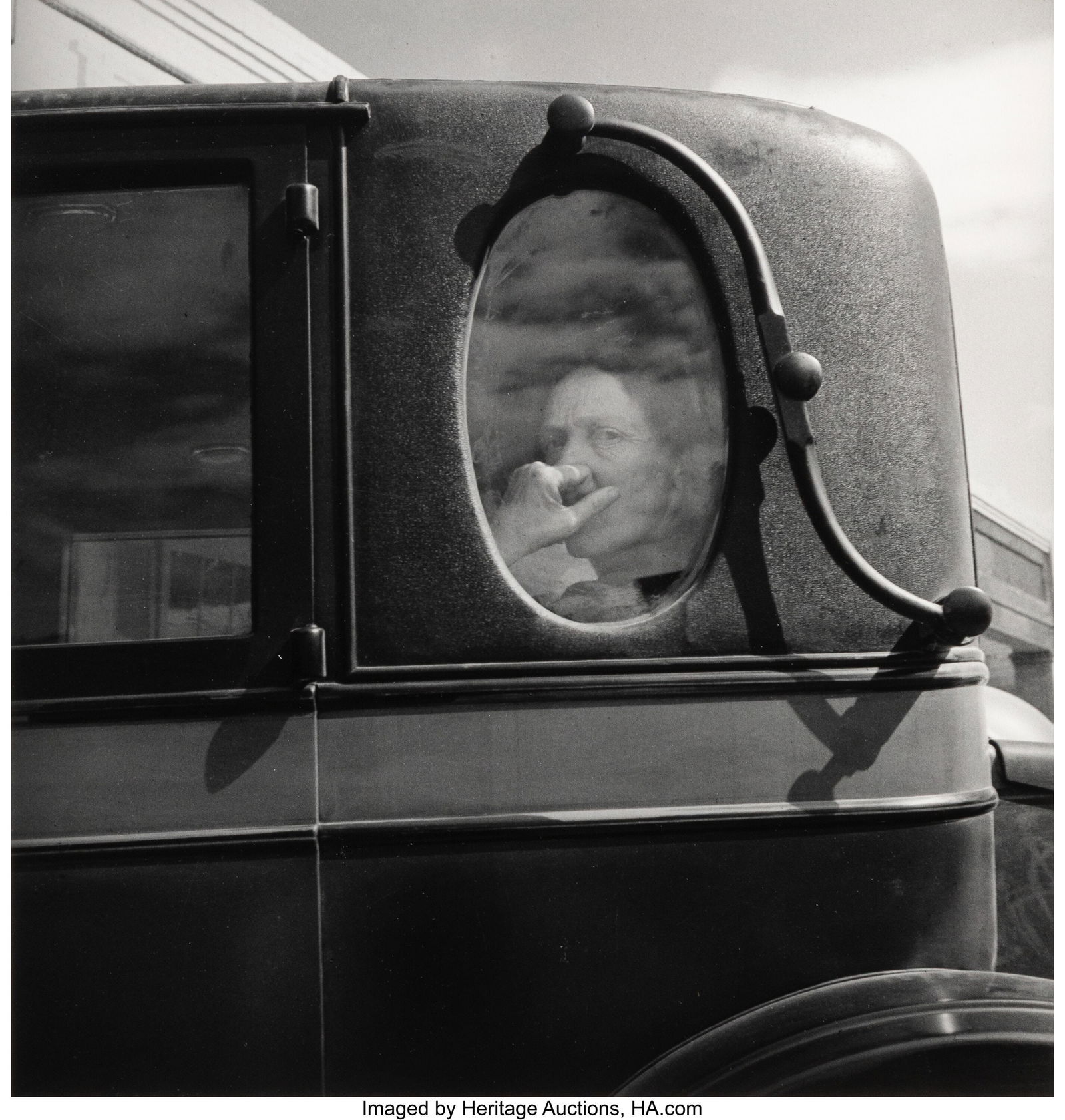 Dorothea Lange (American, 1895-1965) Funeral Cor: Dorothea Lange (American, 1895-1965) Funeral Cortege, End of an Era in a Small Valley Town, California, 1938 Gelatin silver print, printed before 1965 11 x 10-1