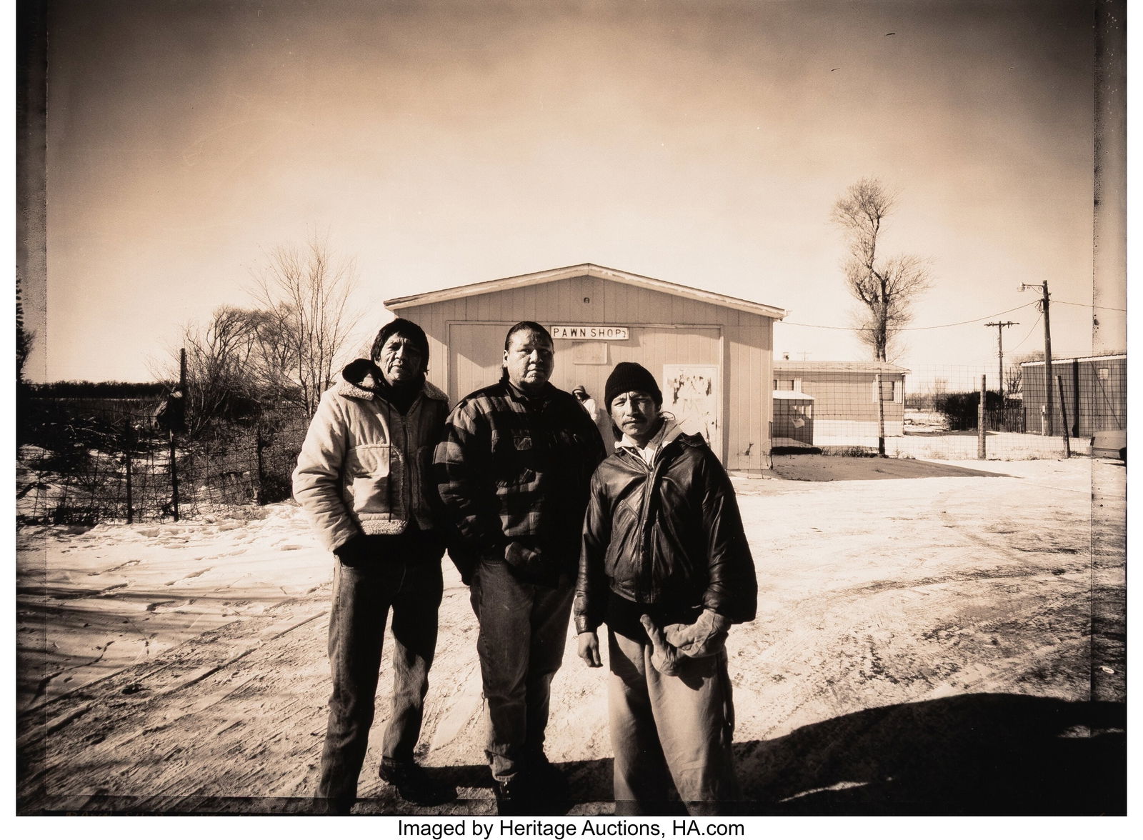 David Michael Kennedy (American, b. 1950) Select: David Michael Kennedy (American, b. 1950) Selected Native American Portraits (4 works), 2003 Toned gelatin silver prints 16 x 21-3/4 inches (40.6