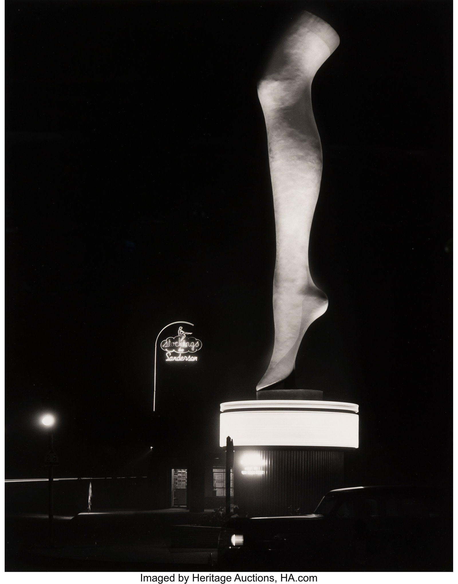 Max Yavno (American, 1911-1985) The Leg, Olympic (1 of 3)