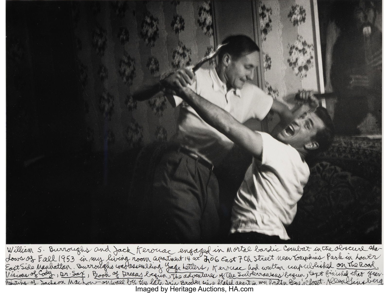 Allen Ginsberg (American, 1926-1997) William S. (1 of 2)