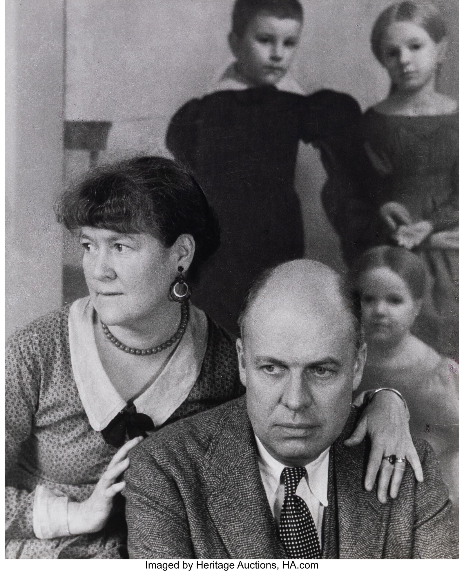 Louise Dahl-Wolfe (American, 1895-1989) Edward H: Louise Dahl-Wolfe (American, 1895-1989) Edward Hopper and Wife, 1933 Gelatin silver print, printed later 8-3/4 x 8-1/4 inches (22.2 x 21.0 cm&rpa