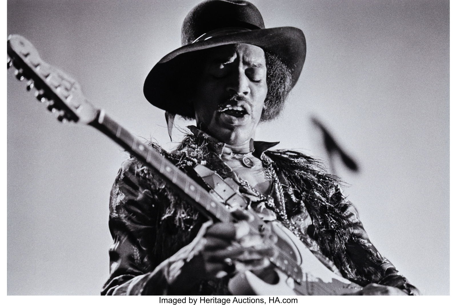Elliott Landy (American, b. 1942) Jimi Hendrix, (1 of 2)