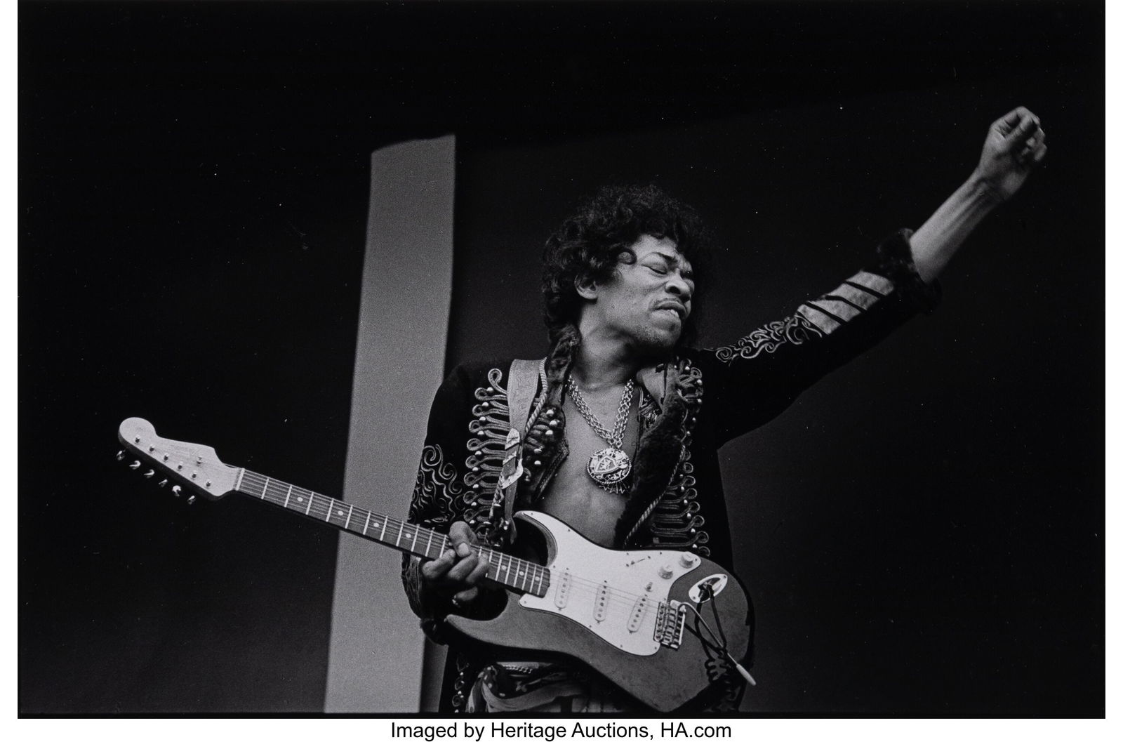 Jim Marshall (American, 1936-2010) Jimi Hendrix, (1 of 3)