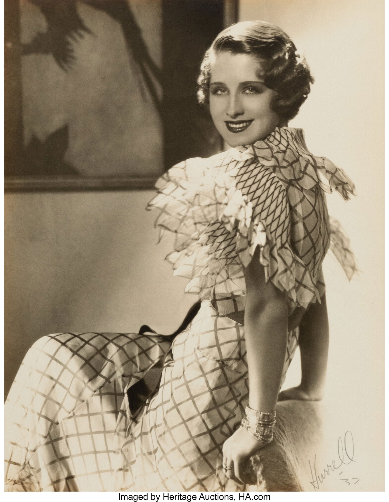 George Hurrell (American, 1904-1992) Selected Po: George Hurrell (American, 1904-1992) Selected Portraits of Hollywood Actresses (6 works), 1930s Gelatin silver prints 12 x 10 inches (30.5 x 25.4 cm&