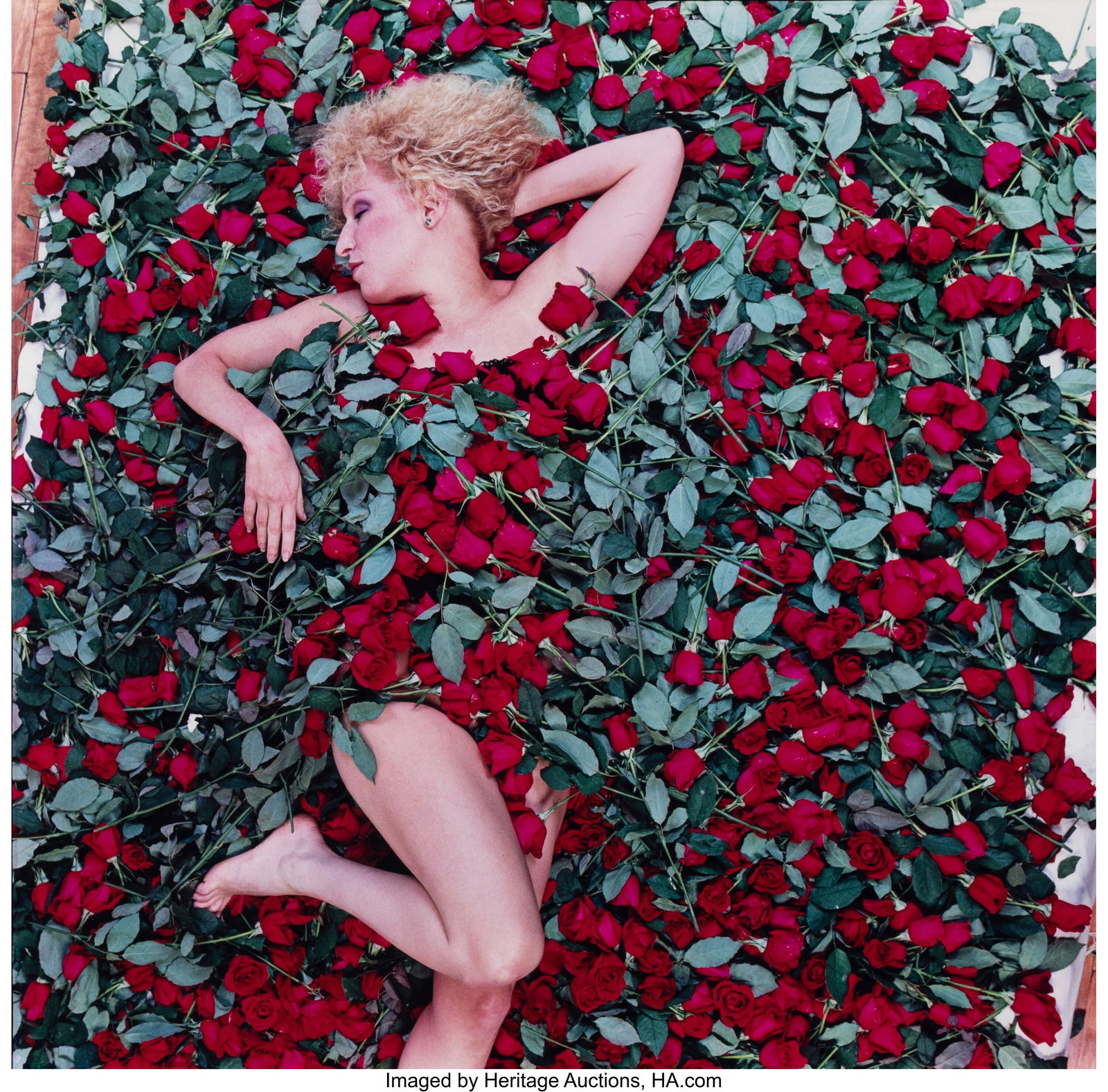Annie Leibovitz (American, b. 1949) Bette Midler: Annie Leibovitz (American, b. 1949) Bette Midler, New York City, 1979 Oversized digital pigment print, printed later 30-1/4 x 30-1/4 inches (76&pe