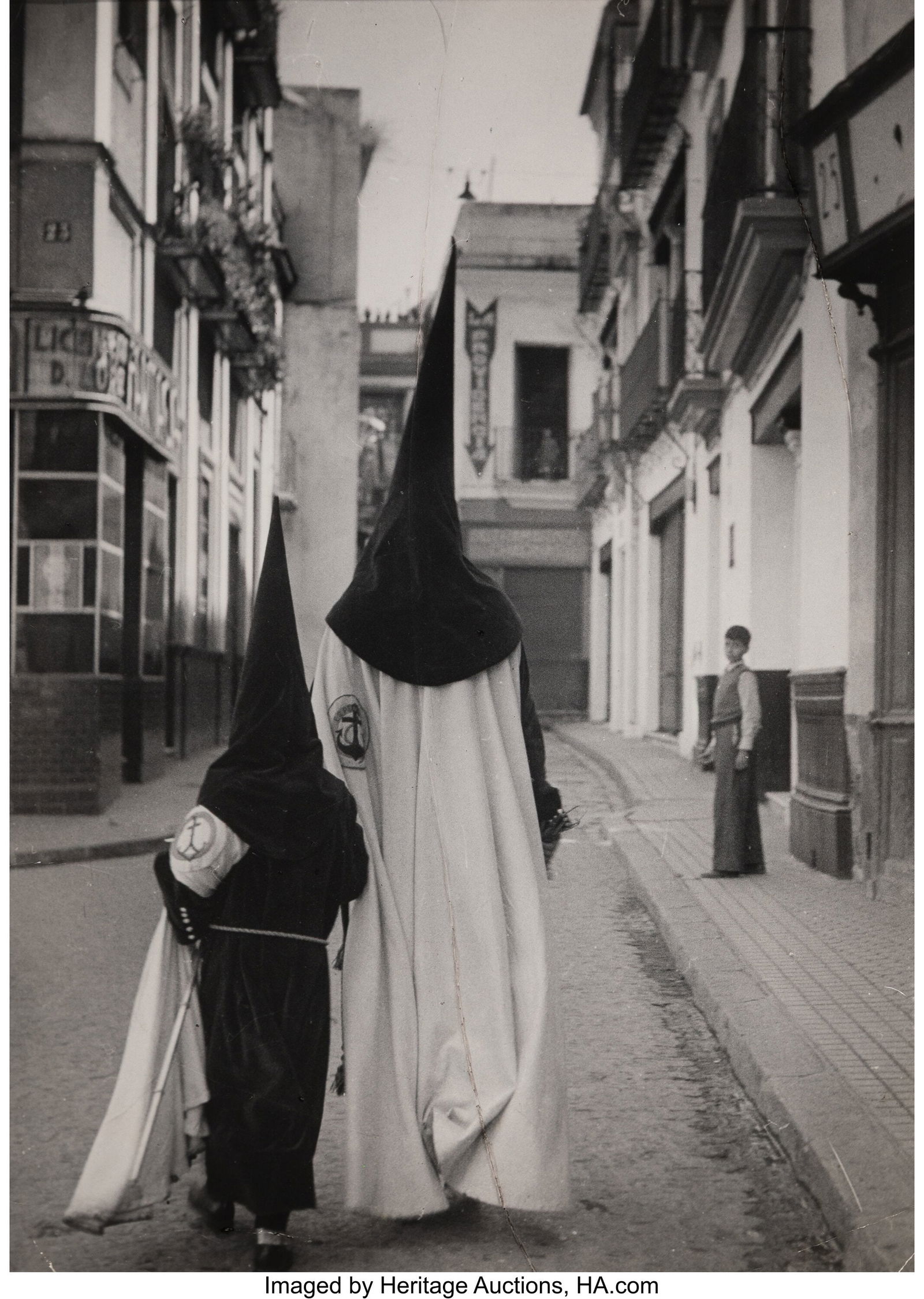Brassaï (French, 1899-1984) Nazarenos, Semana S: Brassaï (French, 1899-1984) Nazarenos, Semana Santa, Seville, Spain, circa 1950 Gelatin silver print 11-1/2 x 8-1/2 inches (29.2 x 21&p