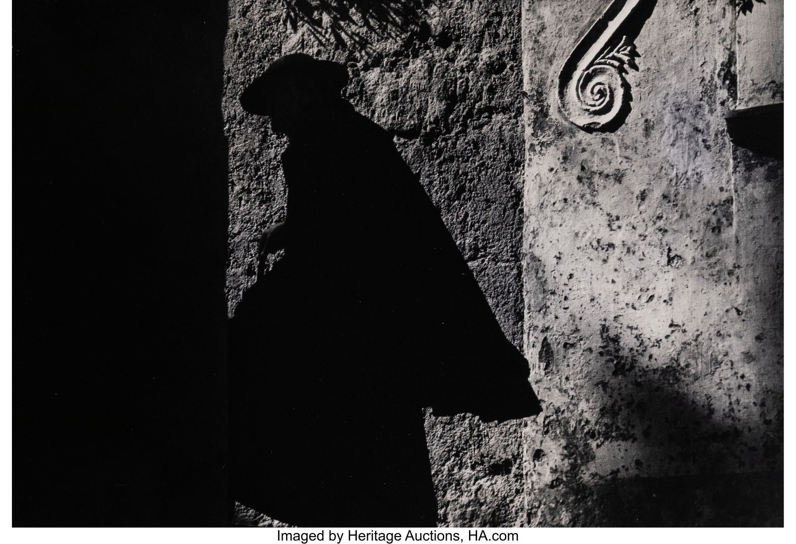 Ernst Haas (American/Austrian, 1921-1986) Posita: Ernst Haas (American/Austrian, 1921-1986) Positano Priest, Italy, 1953 Gelatin silver print 9-1/4 x 13-3/8 inches (23.5 x 34.0 cm) &lpar