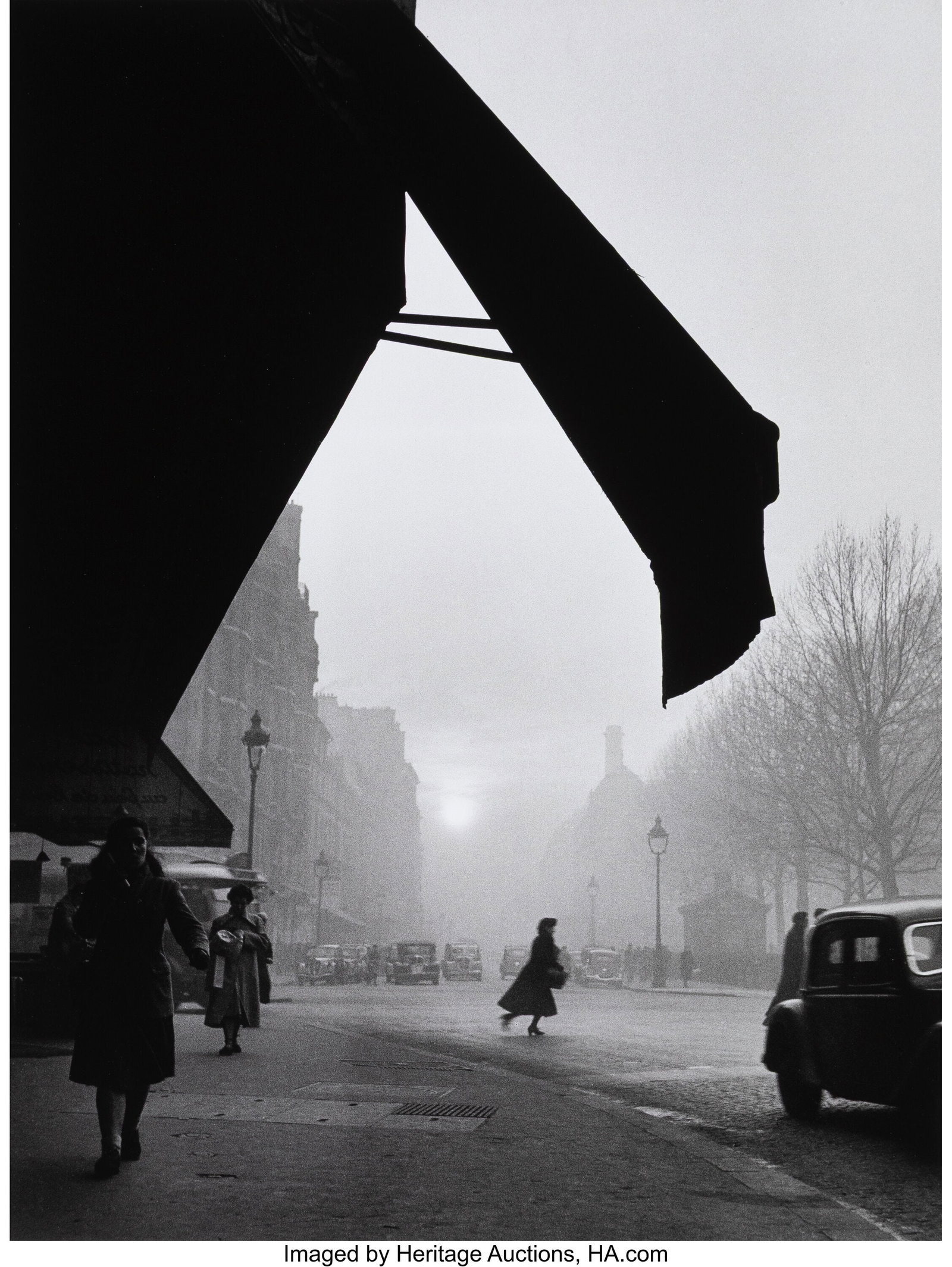 Willy Ronis (French, 1910-2009) Carrefour, Sevre: Willy Ronis (French, 1910-2009) Carrefour, Sevres, Babylone, Paris, 1948 Oversized gelatin silver print, printed 2005 21-1/4 x 16-1/2 inches &lpar