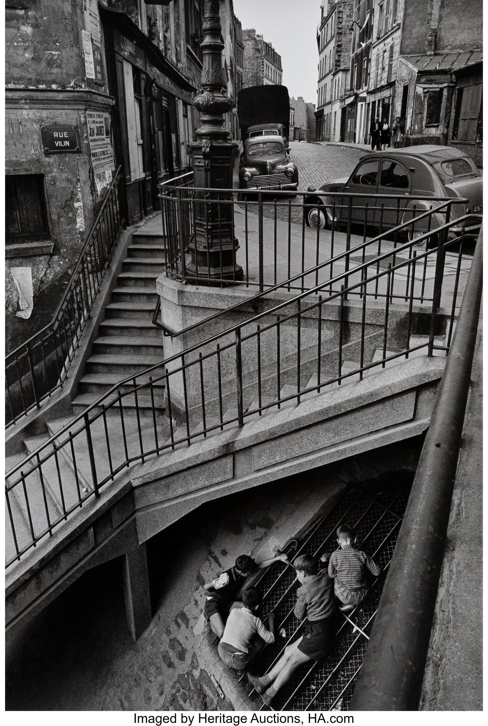 Willy Ronis (French, 1910-2009) Les Enfants de l: Willy Ronis (French, 1910-2009) Les Enfants de la rue Vilin/rue Piat, dans le quartier de Belleville- Ménilmontant, 1959 Gelatin silver print, printed 2005