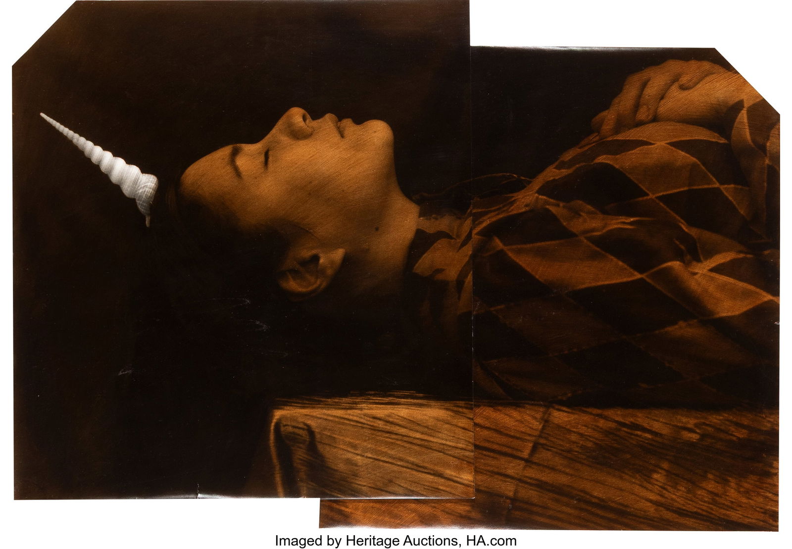 Luis González Palma (Spanish, b. 1957) La Muert: Luis González Palma (Spanish, b. 1957) La Muerte de Los Sueños, 1997 Toned gelatin silver print 33 x 23 inches (83.8 x 58.4 cm) &lpar