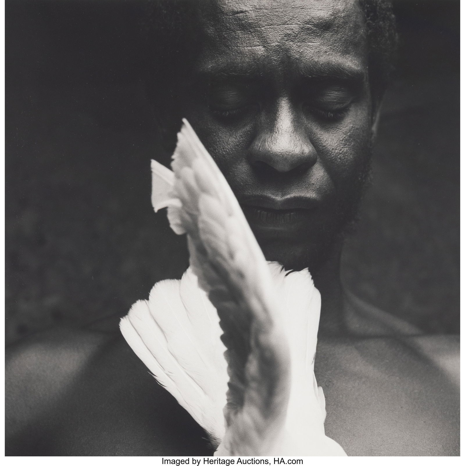 Mario Cravo Neto (Brazilian, 1947-2009) Sacrific: Mario Cravo Neto (Brazilian, 1947-2009) Sacrifice I, 1988 Gelatin silver print 15-3/4 x 15-5/8 inches (40.0 x 39.8 cm) (image) 19-1/