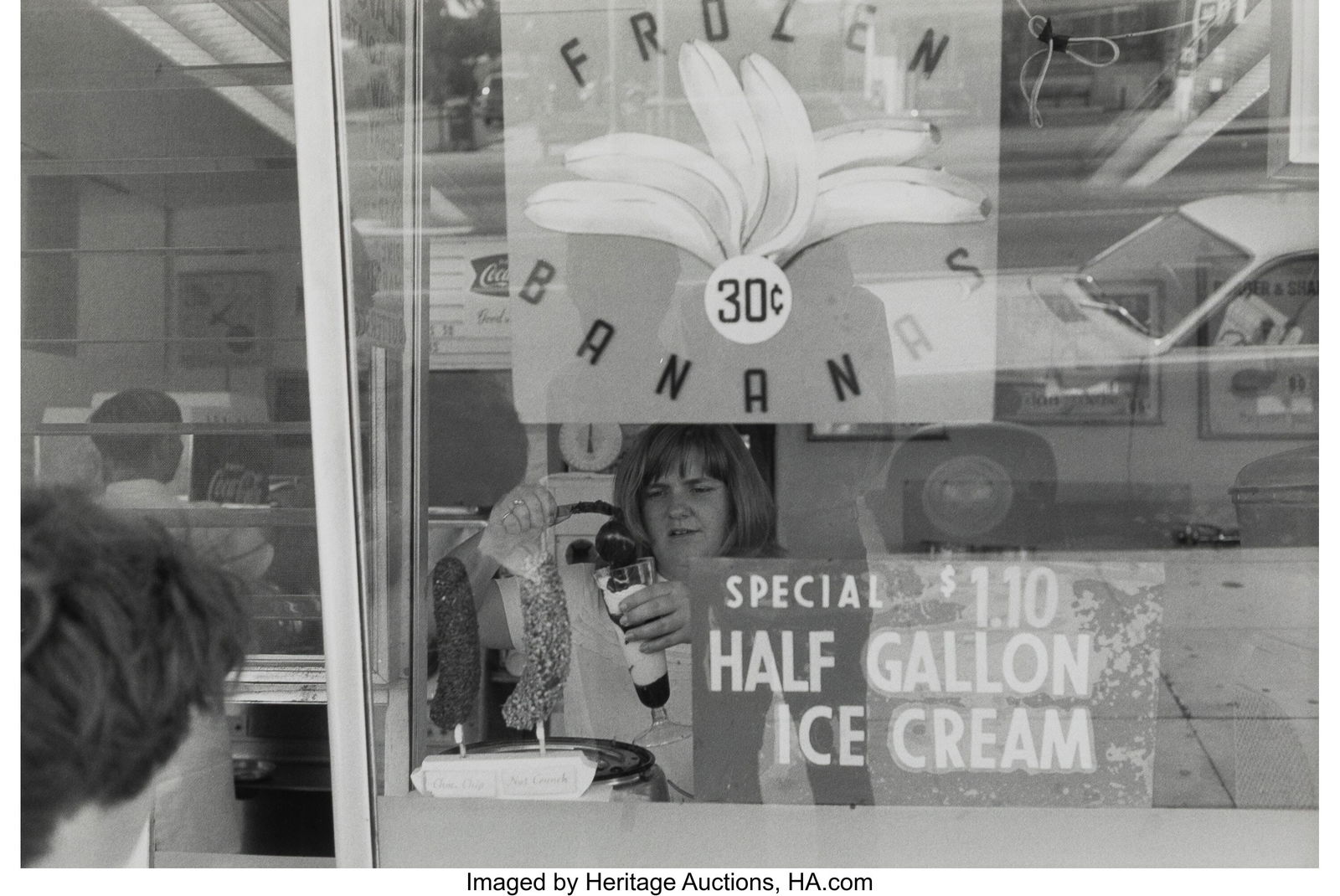 Joel Meyerowitz (American, b. 1938) Untitled, Ca: Joel Meyerowitz (American, b. 1938) Untitled, California, 1967-1969 Gelatin silver print 9 x 13-3/8 inches (22.9 x 33.9 cm) (image&r