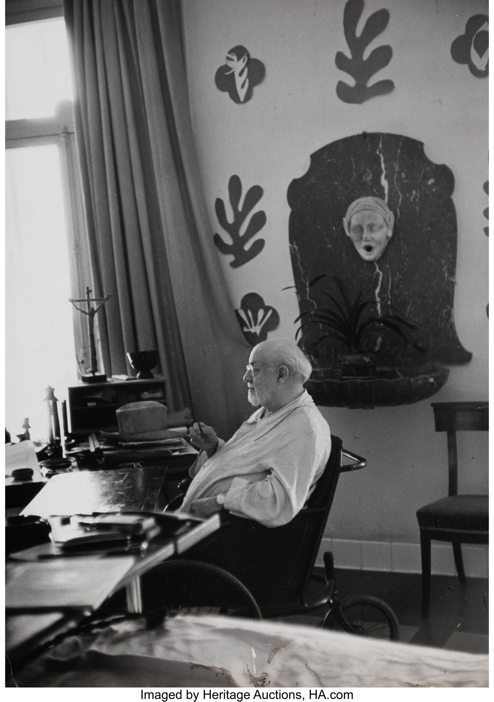 Henri Cartier-Bresson (French, 1908-2004) Matiss: Henri Cartier-Bresson (French, 1908-2004) Matisse's Studio, Vence, c. 1951 Gelatin silver print 10 x 8 inches (25.4 x 20.3 cm) (sheet&rp