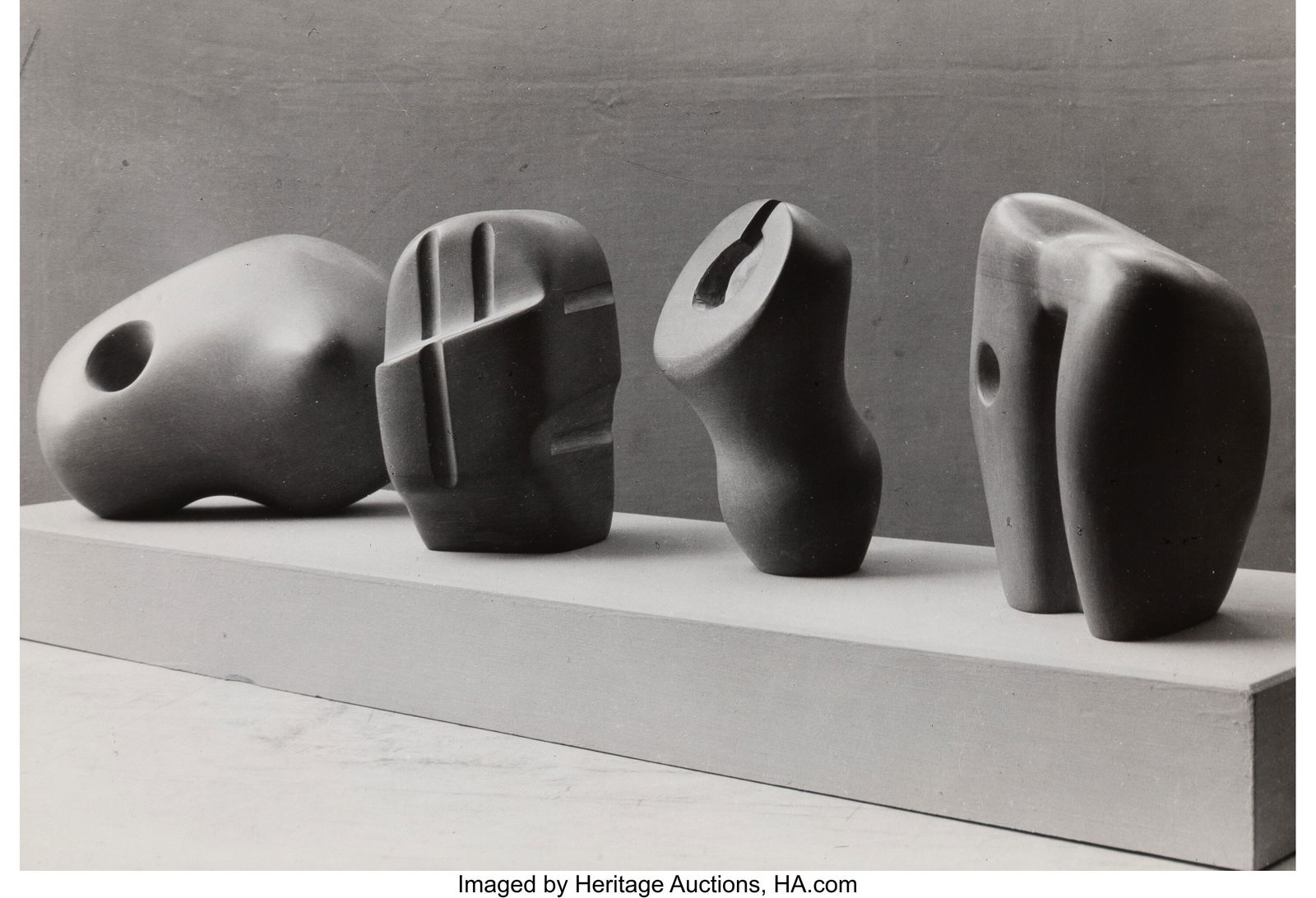 Henry Moore (British, 1898-1986) Four Forms (Afr (1 of 3)