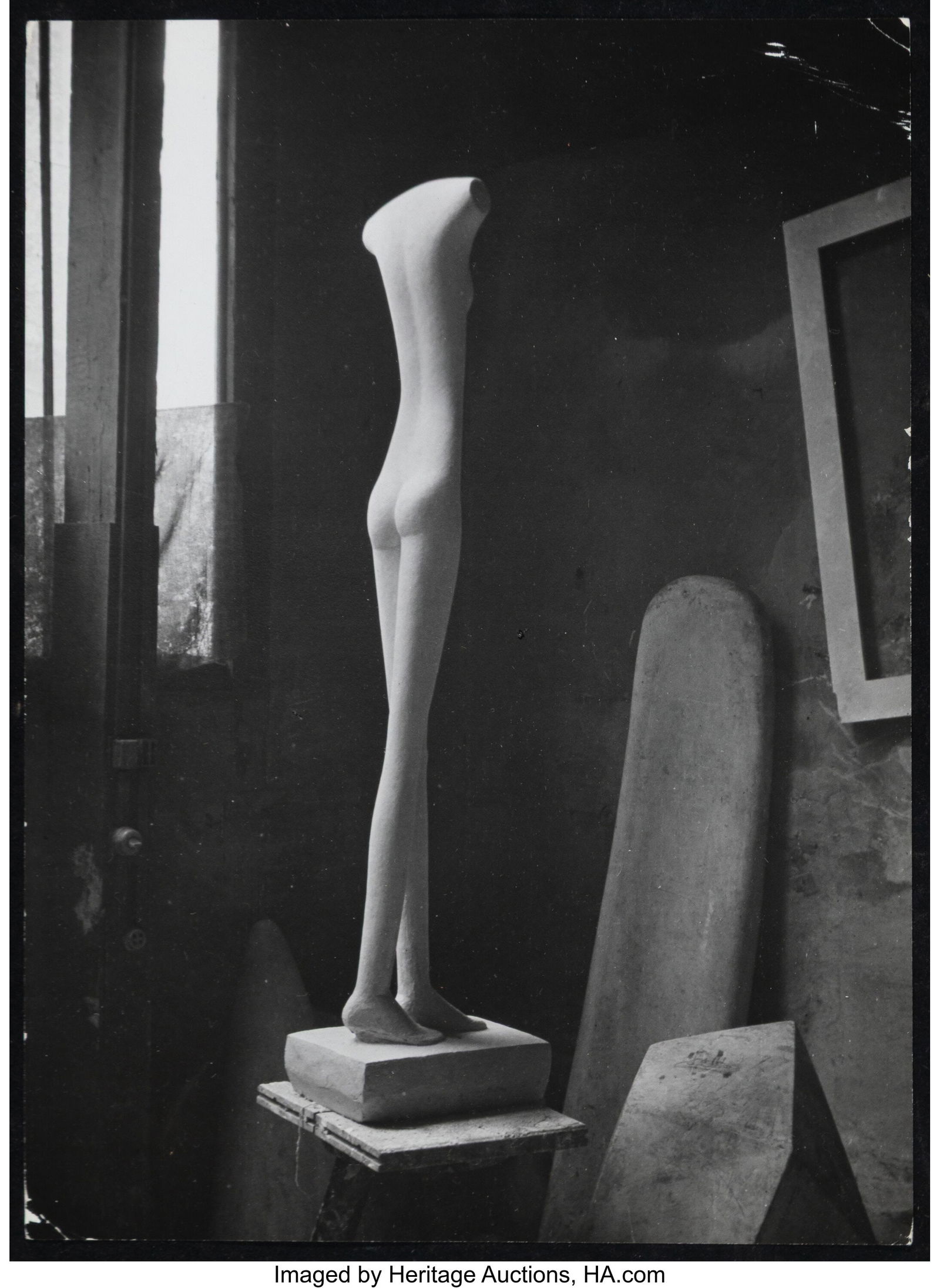Brassaï (French, 1899-1984) "Femme Qui Marche": Brassaï (French, 1899-1984) "Femme Qui Marche" (1932) by Alberto Giacometti, 1935 Gelatin silver print 9 x 6-1/2 inches (22.9 x 16.5 cm&rpar
