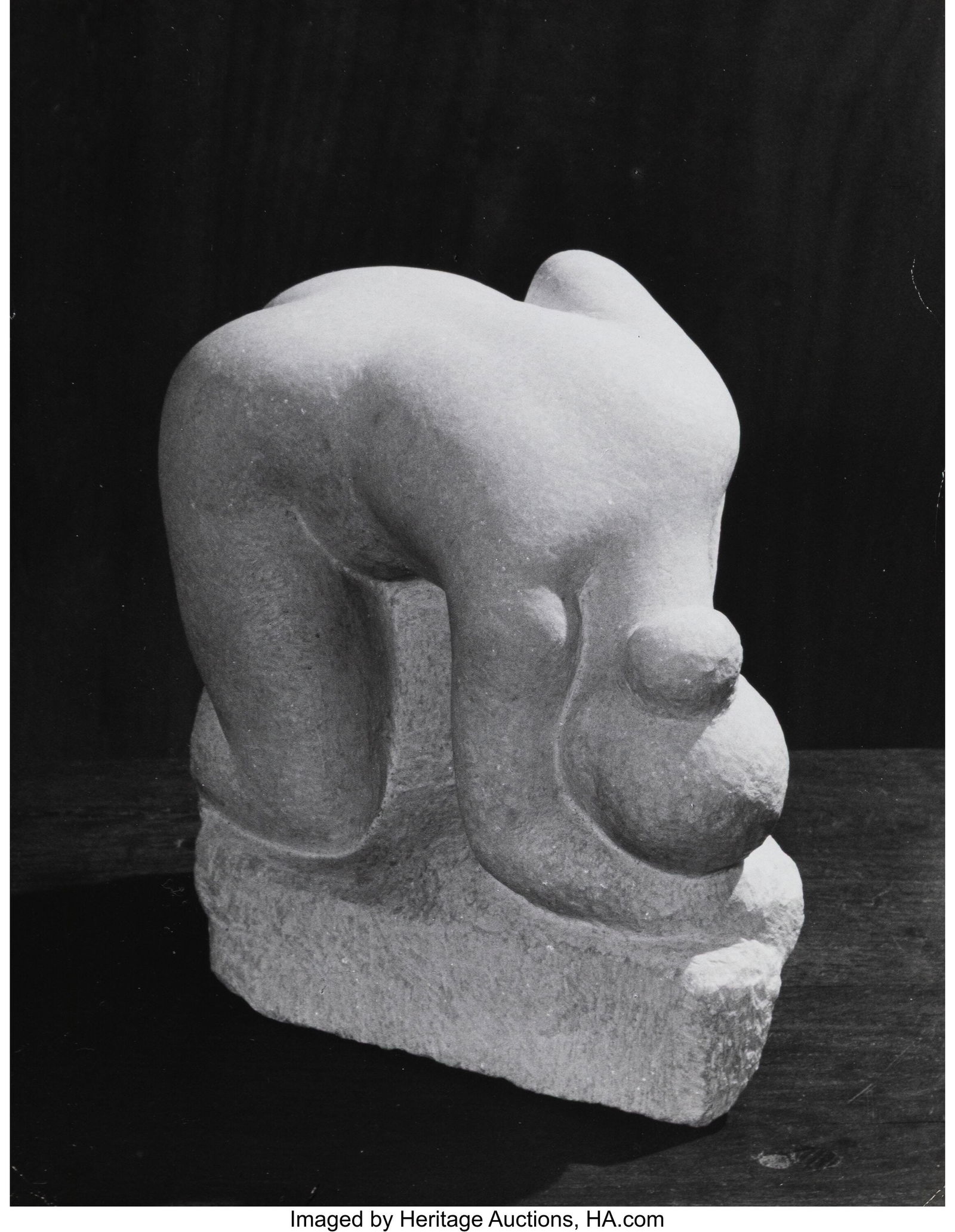 Willy Maywald (German, 1907-1985) Sculpture by M: Willy Maywald (German, 1907-1985) Sculpture by Maillol from the Collection of Dina Vierny (2 works), circa 1950 Gelatin silver prints 10-3/8 x 9-3/8 inches &lpa