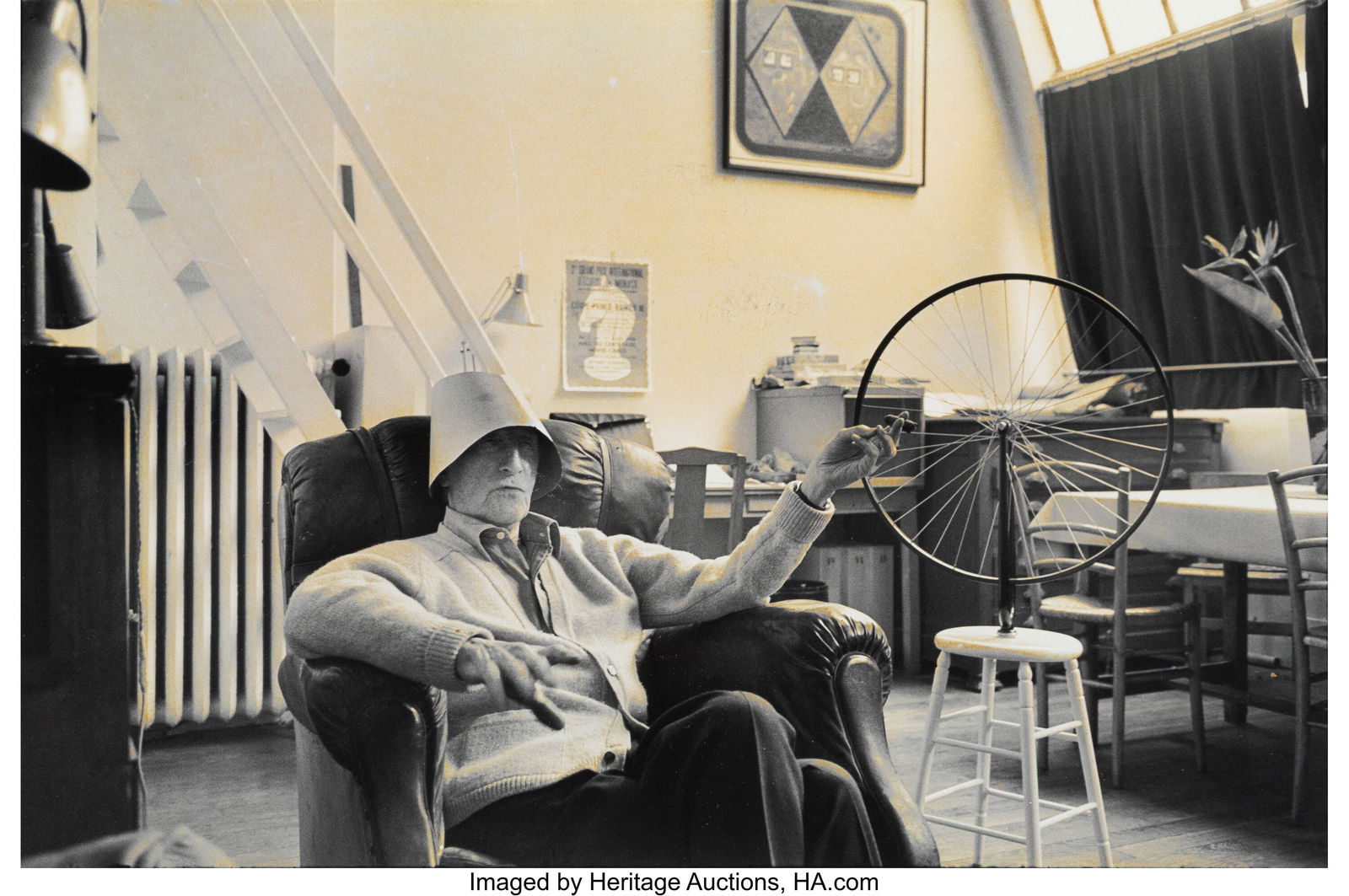 Henri Cartier-Bresson (French, 1908-2004) Marcel: Henri Cartier-Bresson (French, 1908-2004) Marcel Duchamp, 1968 Gelatin silver print, printed later 9-1/4 x 14 inches (23.5 x 35.6 cm) (imag