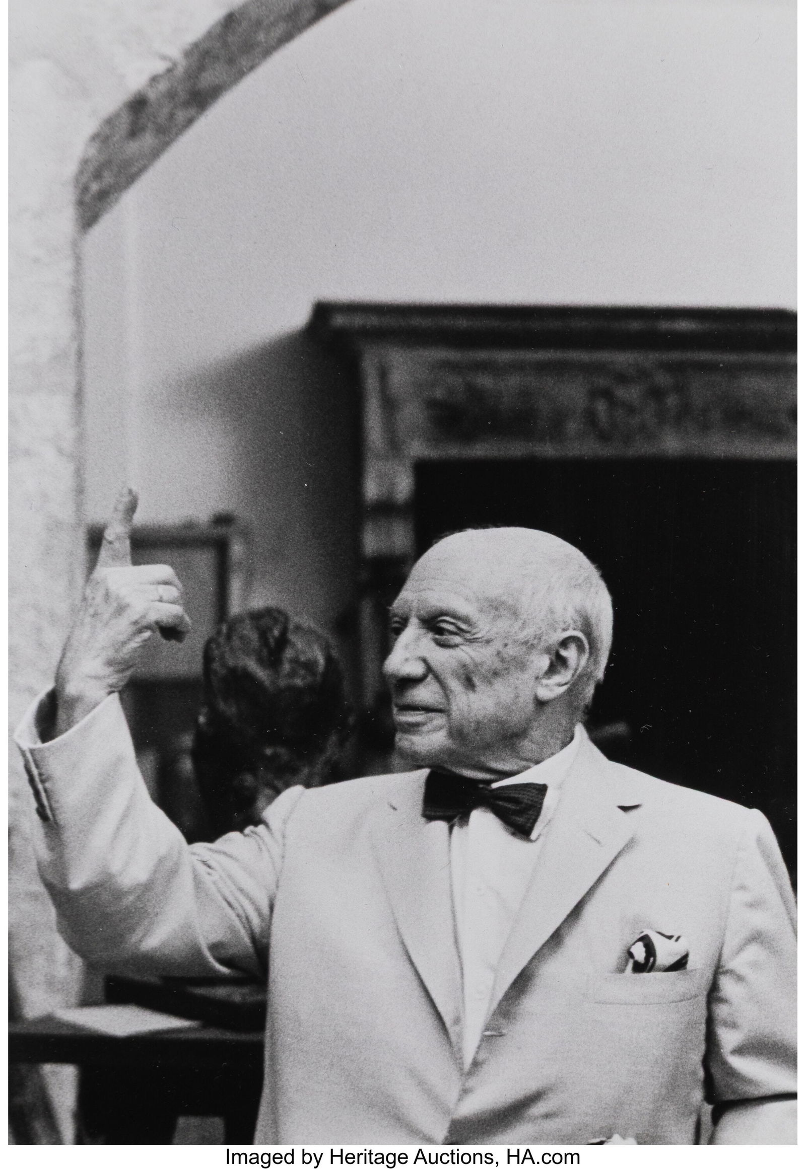 Roberto Otero (Argentinian, 1931-2004) Pablo Pic: Roberto Otero (Argentinian, 1931-2004) Pablo Picasso, and Picasso with Catherine Hutin-Blay and Jacqueline Roque (2 works), 1960s Gelatin silver prints, pri