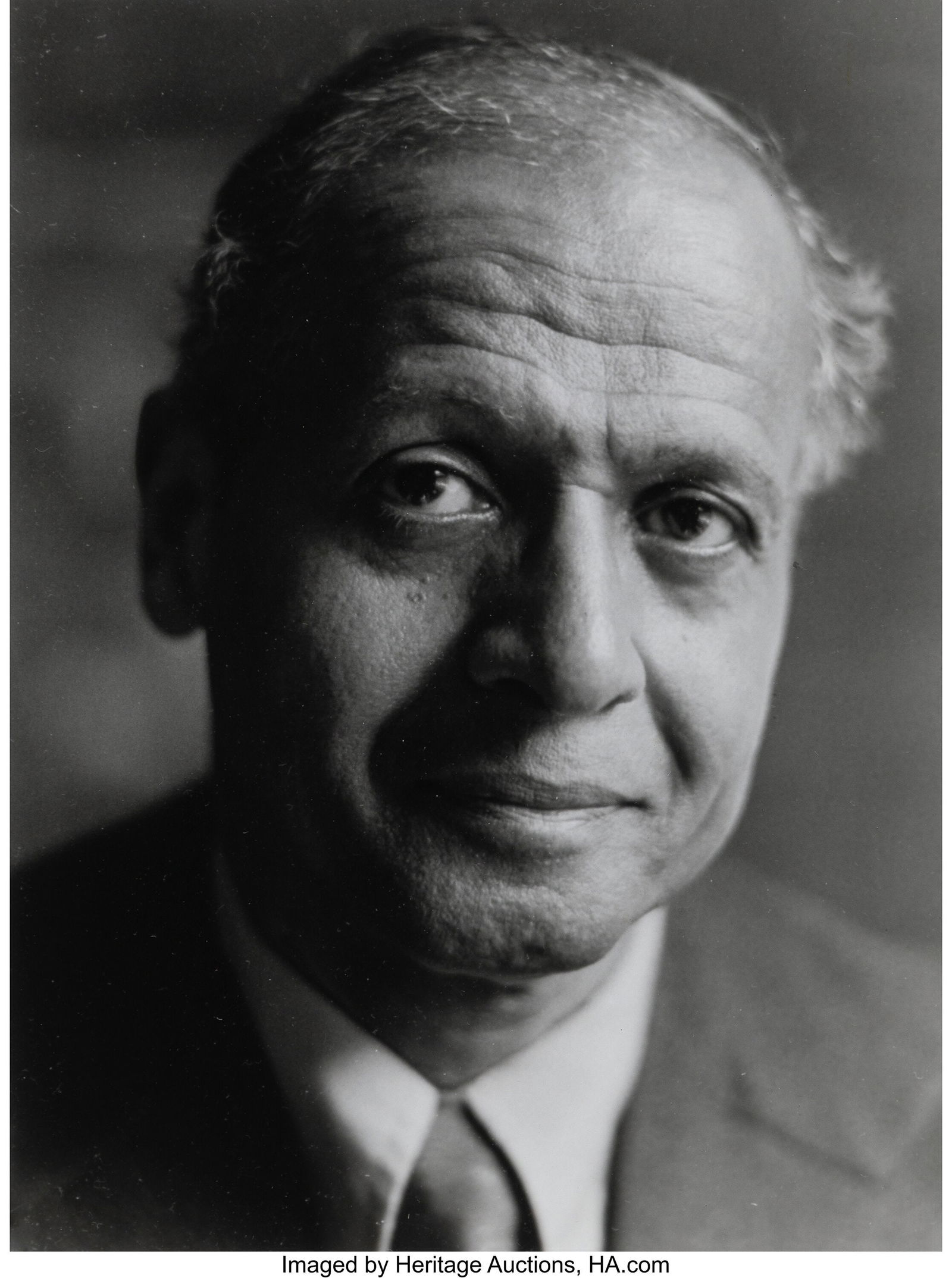 Sherry Turner DeCarava (American, 20th century): Sherry Turner DeCarava (American, 20th century) Roy DeCarava, c. 1980s Gelatin silver print 9-1/2 x 7 inches (24.1 x 17.8 cm) (image)