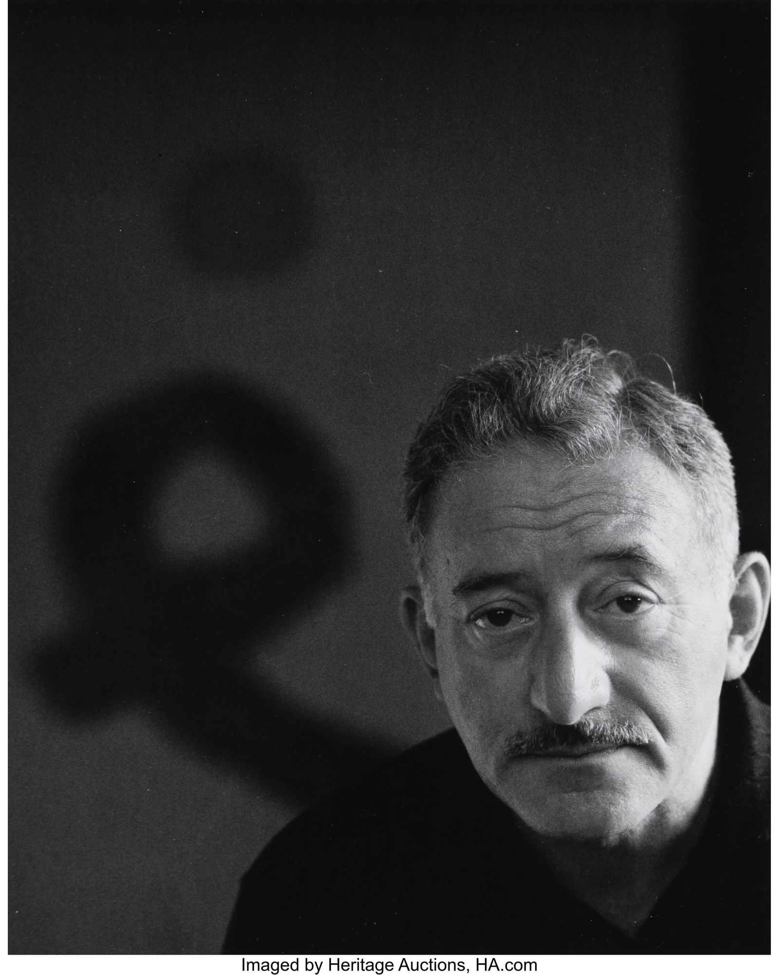 Hans Namuth (American, 1915-1990) Adolph Gottlie: Hans Namuth (American, 1915-1990) Adolph Gottlieb, 1960s Gelatin silver print 9-1/2 x 7-3/4 inches (24.1 x 19.7 cm) (image) 10 x 8 inche