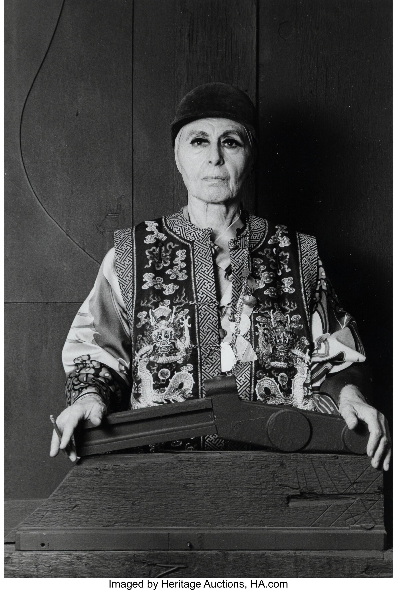 Lynn Gilbert (American, 1938) Louise Nevelson, 1: Lynn Gilbert (American, 1938) Louise Nevelson, 1976 Gelatin silver print 9-1/2 x 6-1/2 inches (24.1 x 16.5 cm) (image) 10 x 8 inches &lp