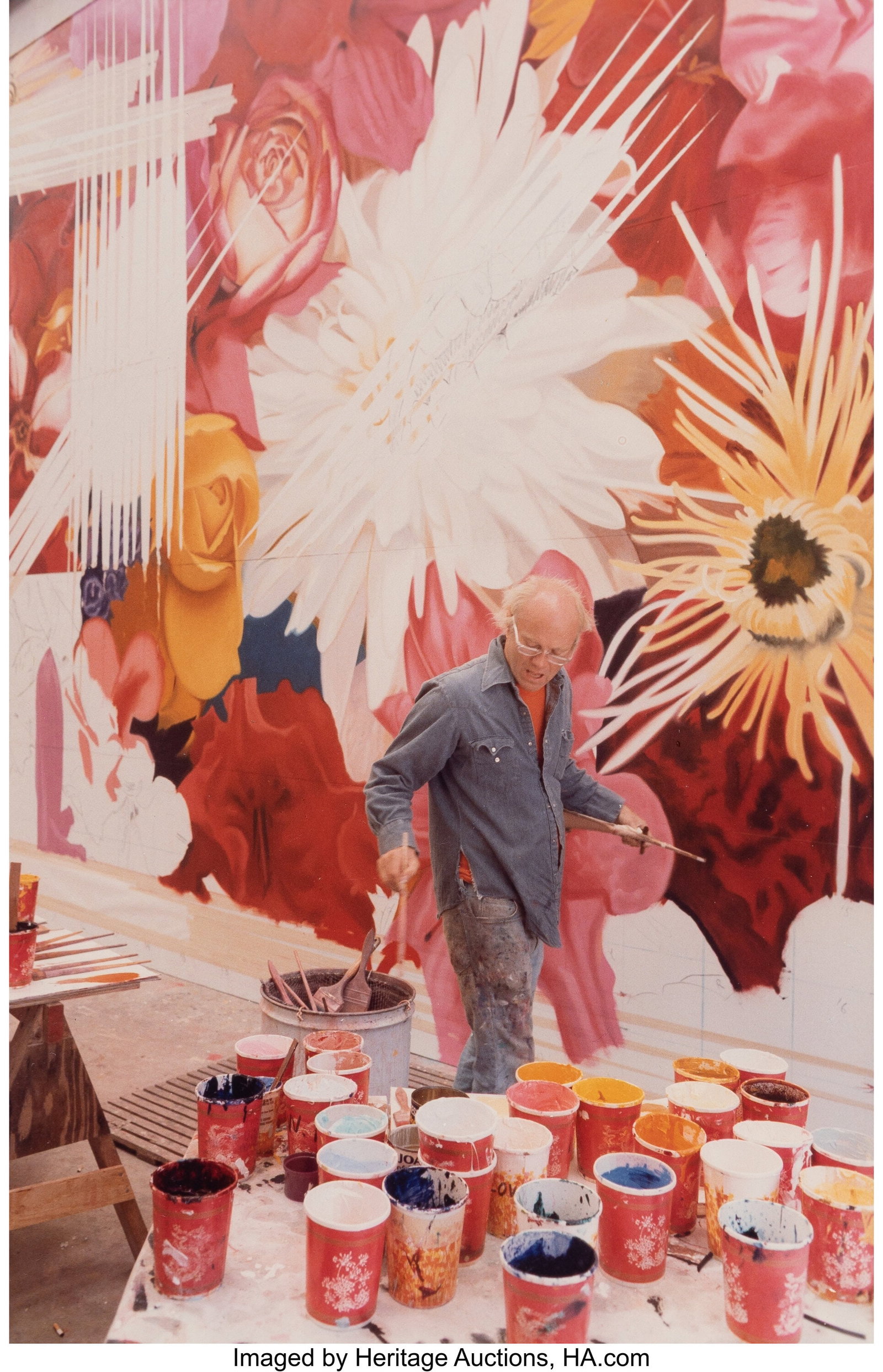 Gianfranco Gorgoni (Italian, 1941) James Rosenqu: Gianfranco Gorgoni (Italian, 1941) James Rosenquist (5 works), circa 1986 Dye-coupler prints From 10 x 8 inches or the reverse, to 14 x 11 inches (sheet&rpar