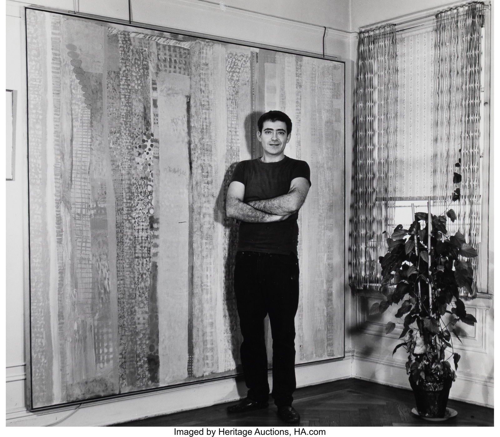 David Preston (American, 20th century) Robert Na: David Preston (American, 20th century) Robert Natkin, 1960s Gelatin silver print 7-1/2 x 8-1/2 inches (19.1 x 21.6 cm) (image) 8 x 10 in