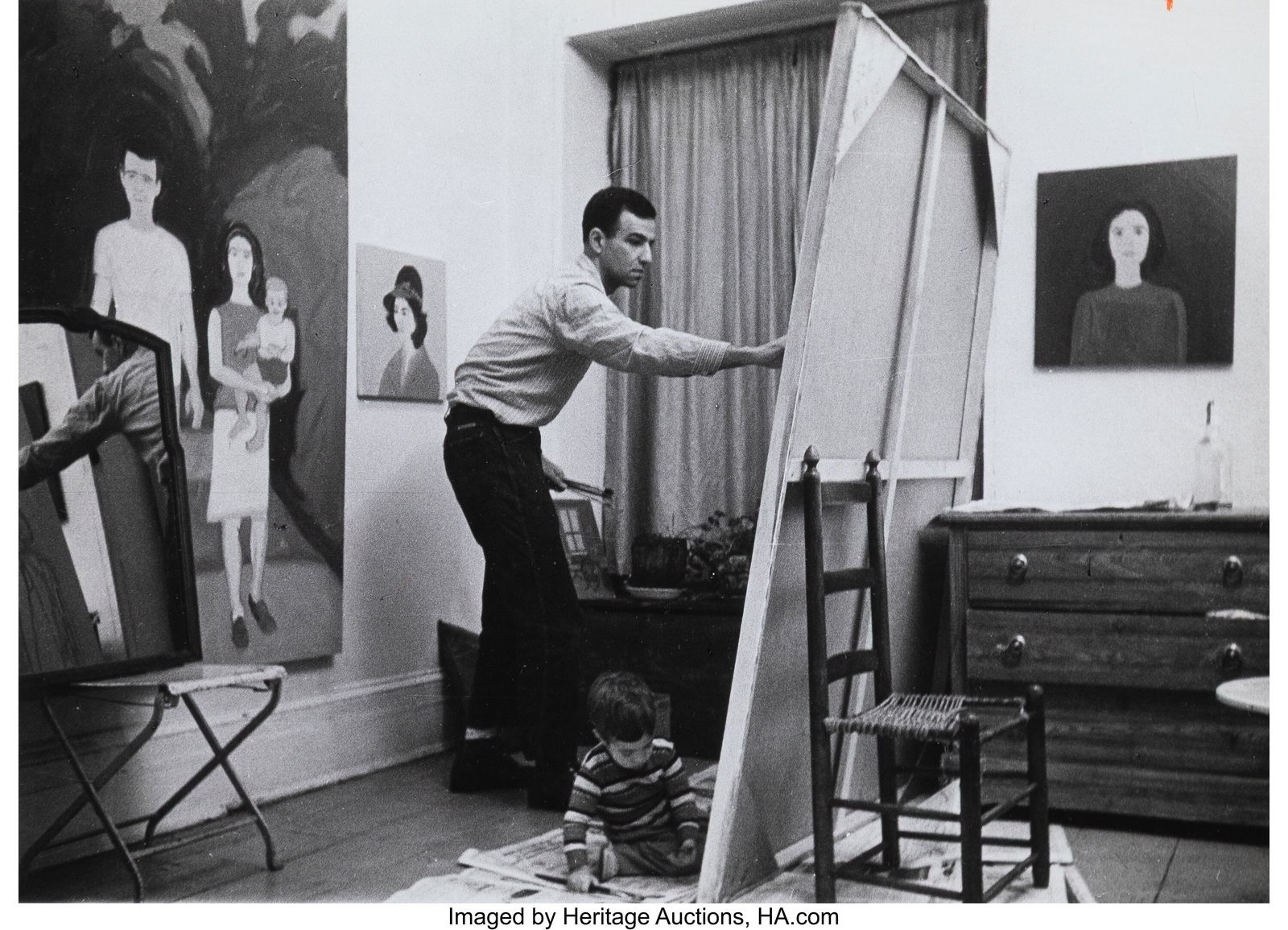 Rudy Burckhardt (American, 1914-1999) Alex Katz: Rudy Burckhardt (American, 1914-1999) Alex Katz: Selected Studies (41 works), 1970s-1980s Gelatin silver prints Each c. 8 x 10 inches (20.3 x 2