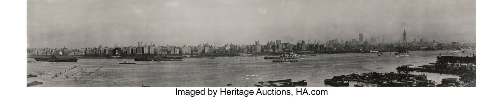 Tom Blackmore (American, 20th Century) Navy Day,: Tom Blackmore (American, 20th Century) Navy Day, New York City, 1945 Gelatin silver print, printed later by Eugene Goldbeck 8-3/4 x 41-1/2 inches (22&per