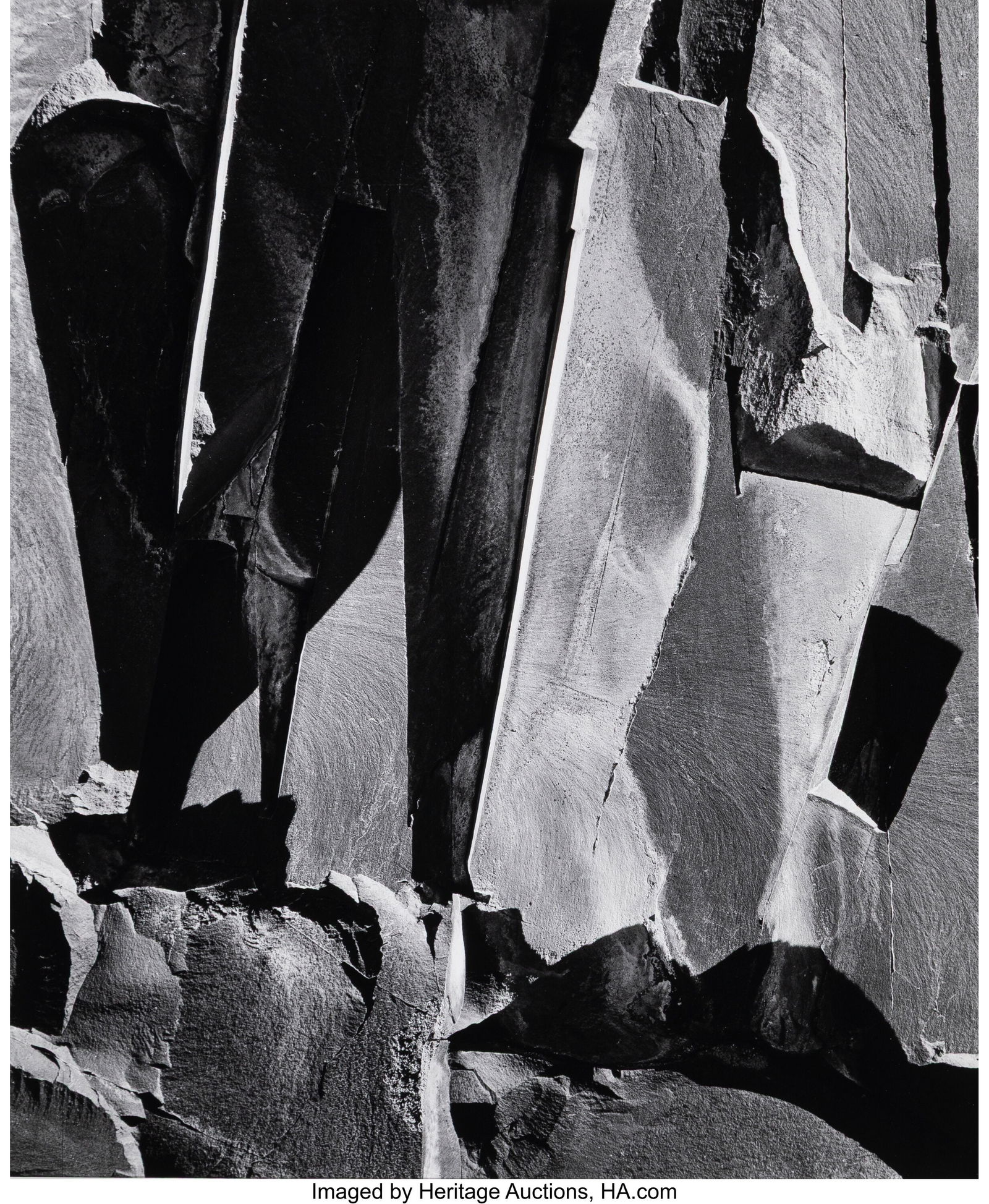 Brett Weston (American, 1911-1993) Rock Wall, We: Brett Weston (American, 1911-1993) Rock Wall, Westgard Pass, 1971 Gelatin silver print 12-3/4 x 10-1/2 inches (32.4 x 26.7 cm) (sight&r